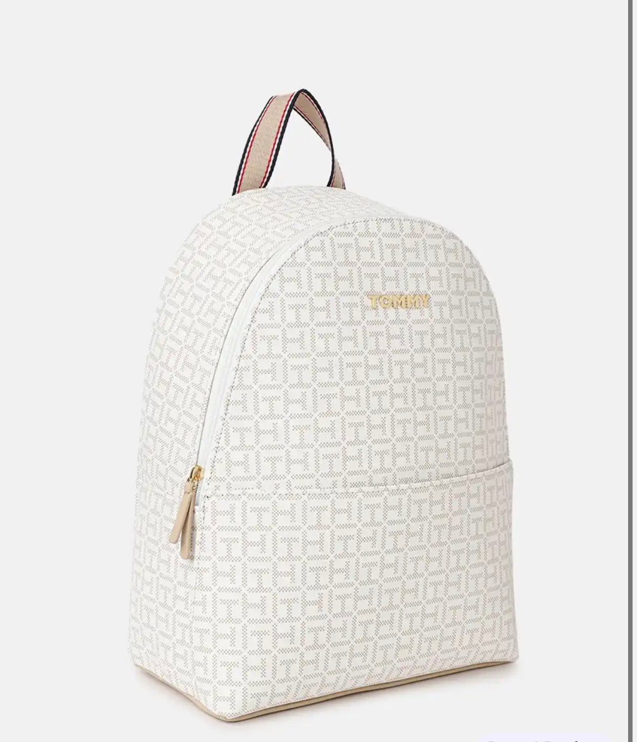 Morral Tommy Hilfiger Monogram Beige para Mujer