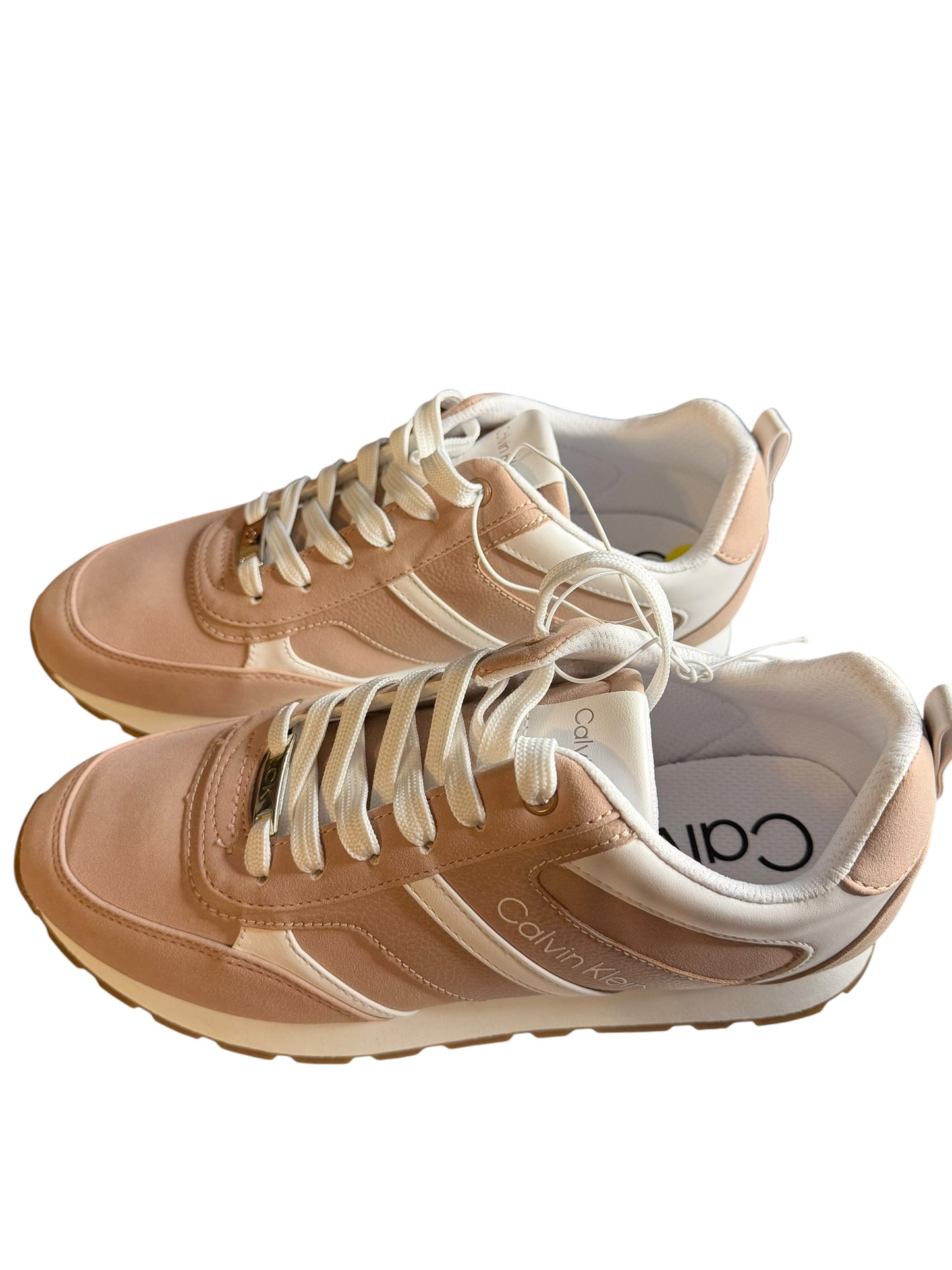 Tenis Calvin Klein Mujer Rose Gold Talla 9