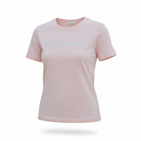 Camiseta Calvin Klein Performance Mujer con Logo Frontal – 4 Colores Disponibles