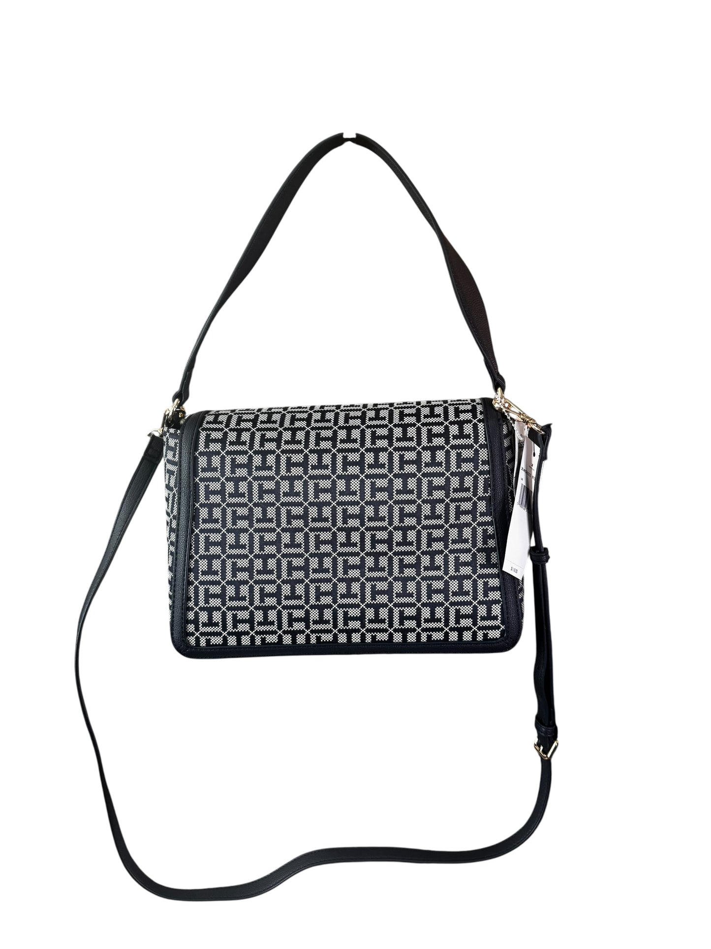 Bolso Tommy Hilfiger Mujer Azul Marino con Monograma – Bandolera Elegante