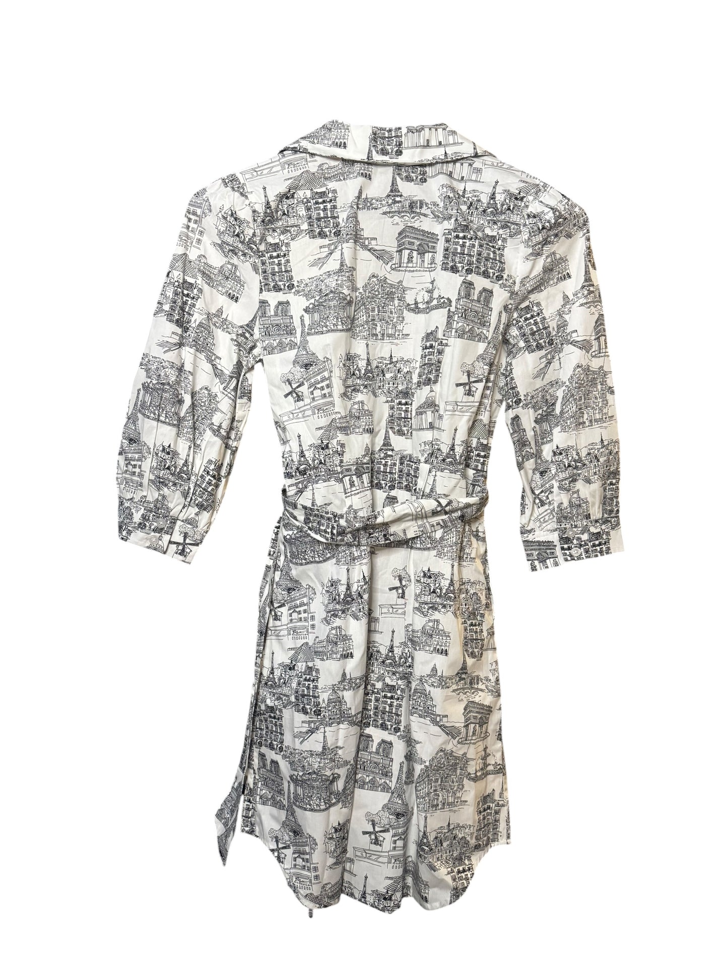Vestido Camisero Karl Lagerfeld Paris Estampado Cityscape Toile para Mujer
