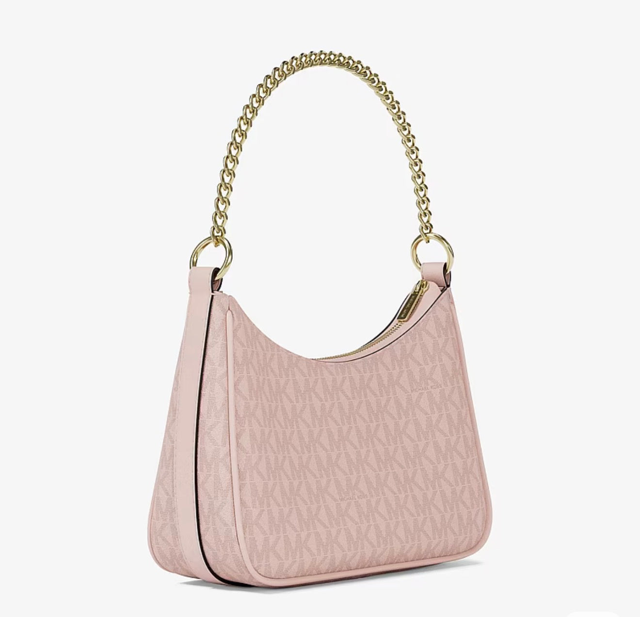 Bolso Michael Kors Logo Print Rosa con Cadena y Correa Ajustable para Mujer