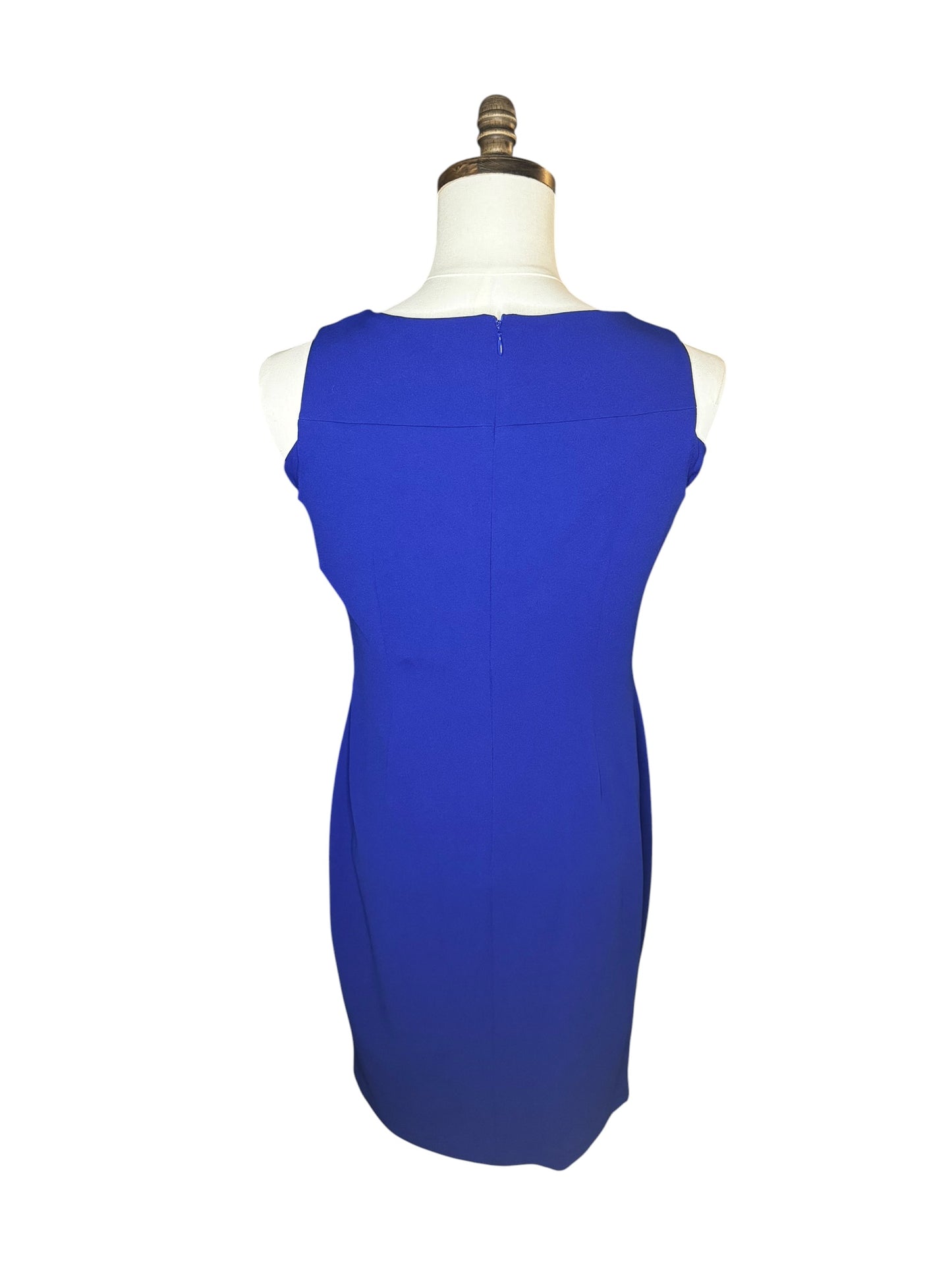 Vestido Calvin Klein Azul Marino Elegante sin Mangas para Mujer