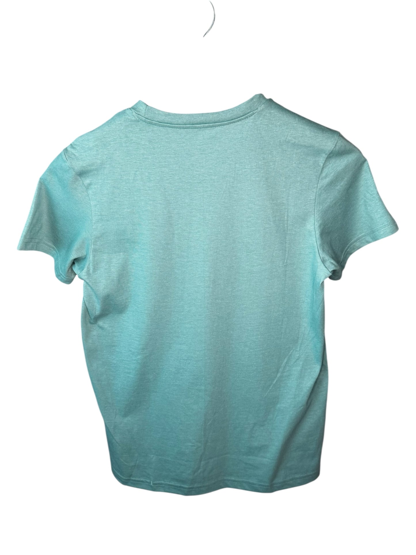 Camiseta Adidas para Mujer Color Verde Turquesa con Logo Gráfico