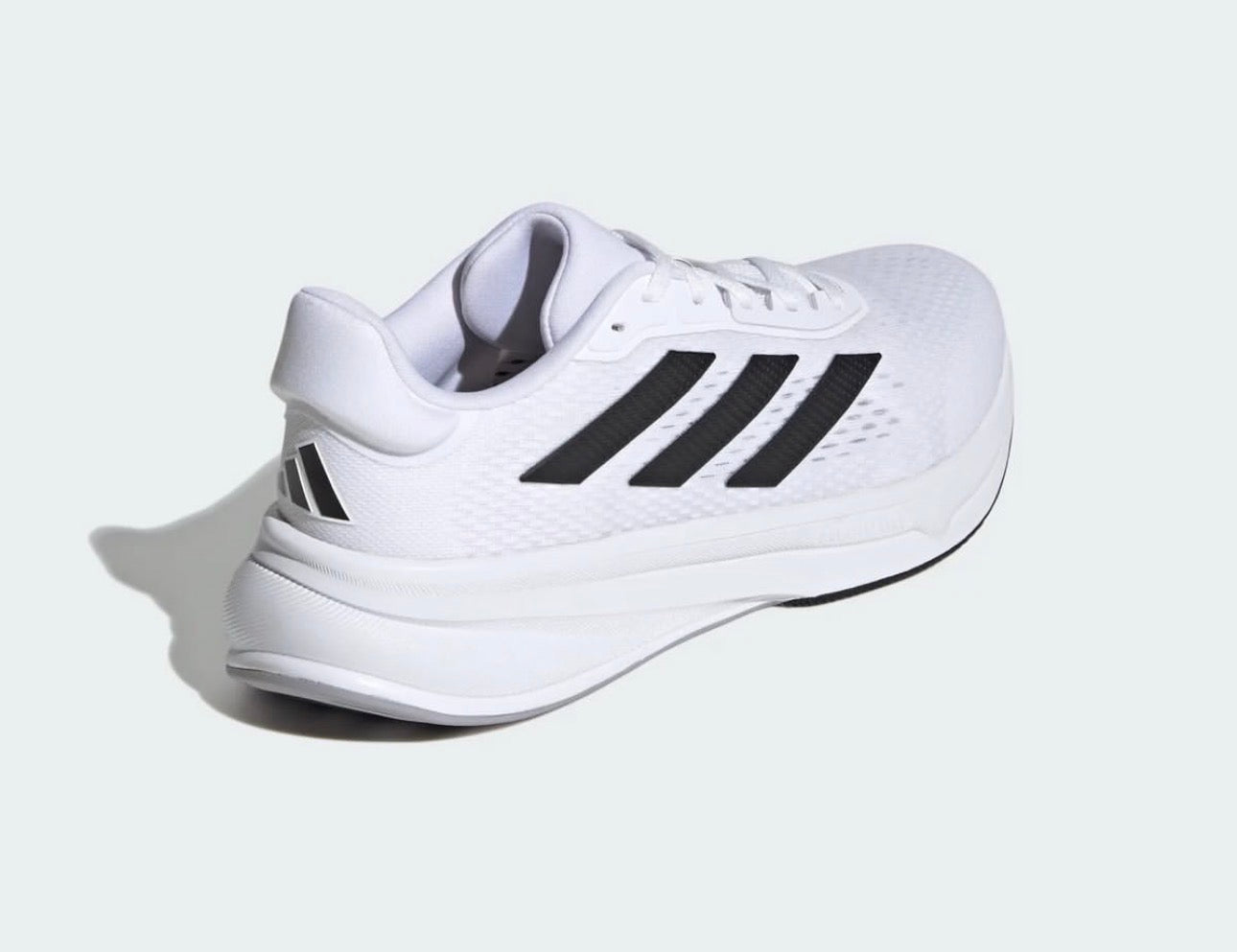 Tenis Adidas Response Hombre Blanco y Negro – Running y Comodidad (Talla 42)
