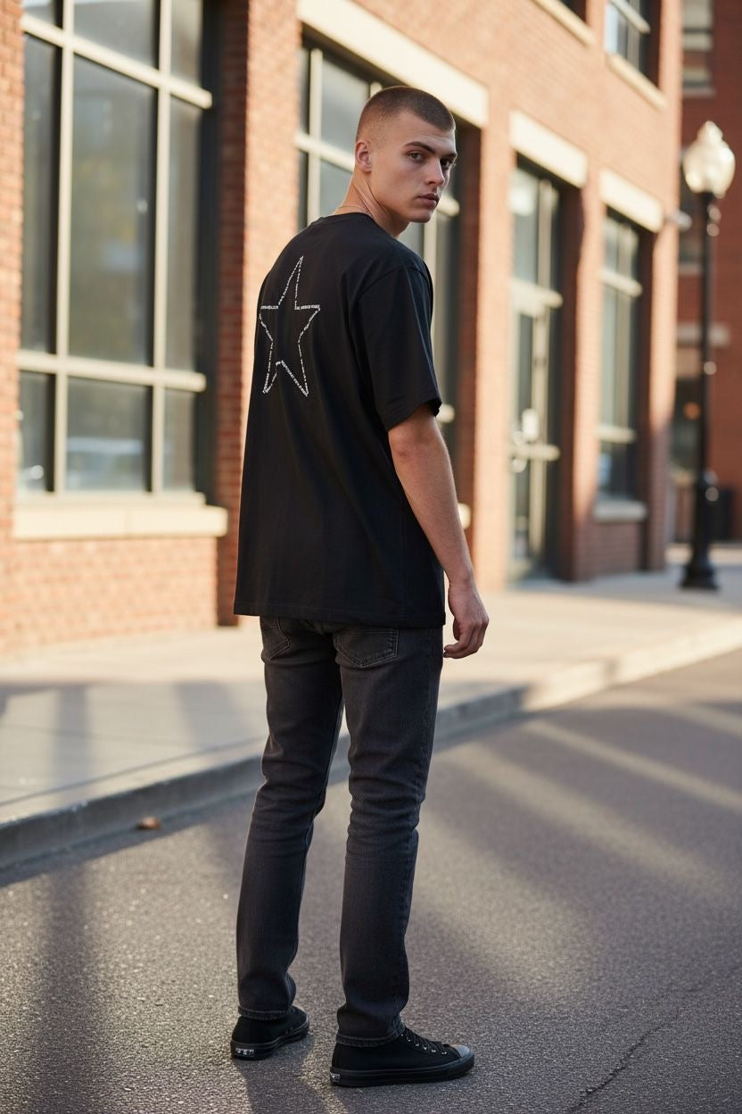 Camiseta Converse All Star Hombre – Negro