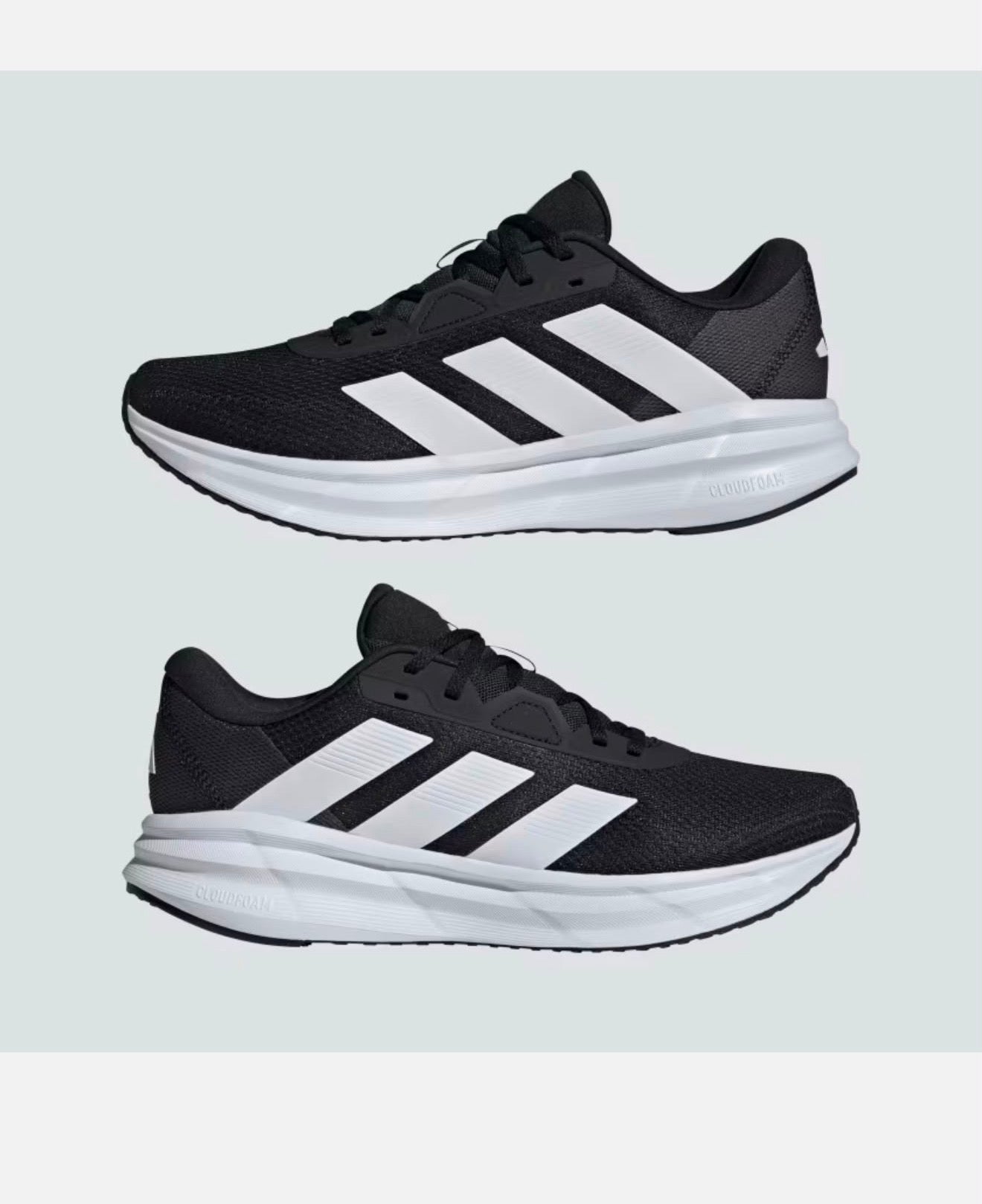 Tenis Adidas Galaxy 7 Running Negro y Blanco
