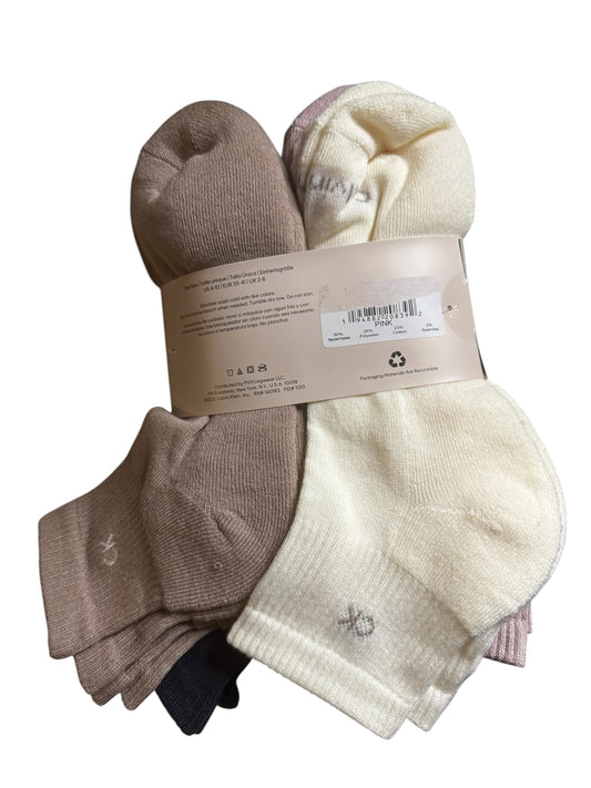 Medias Tobilleras Calvin Klein para Mujer (Paquete de 8) – Colores Variados