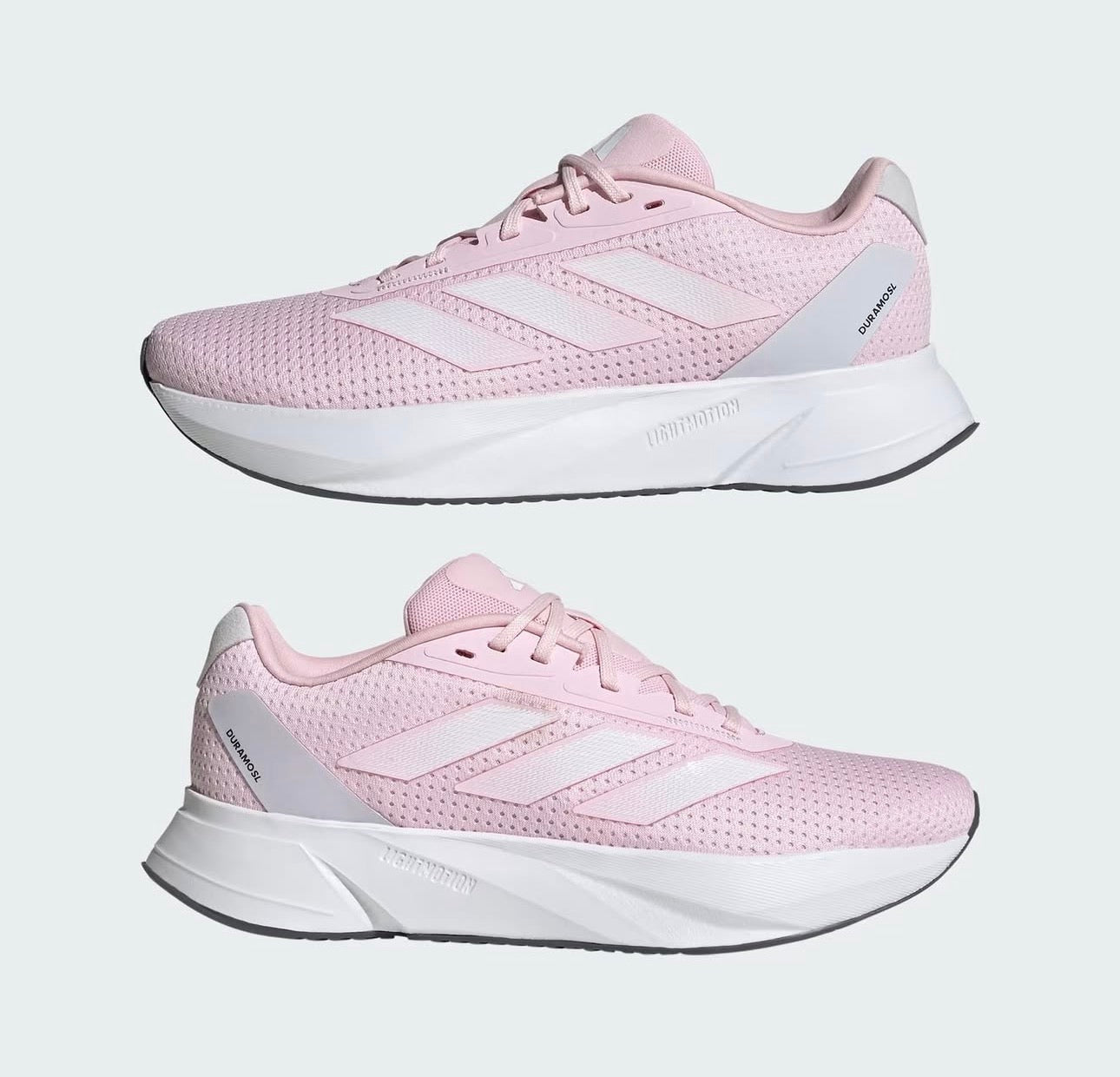 Tenis Adidas Mujer Blancos con Detalles Rosados