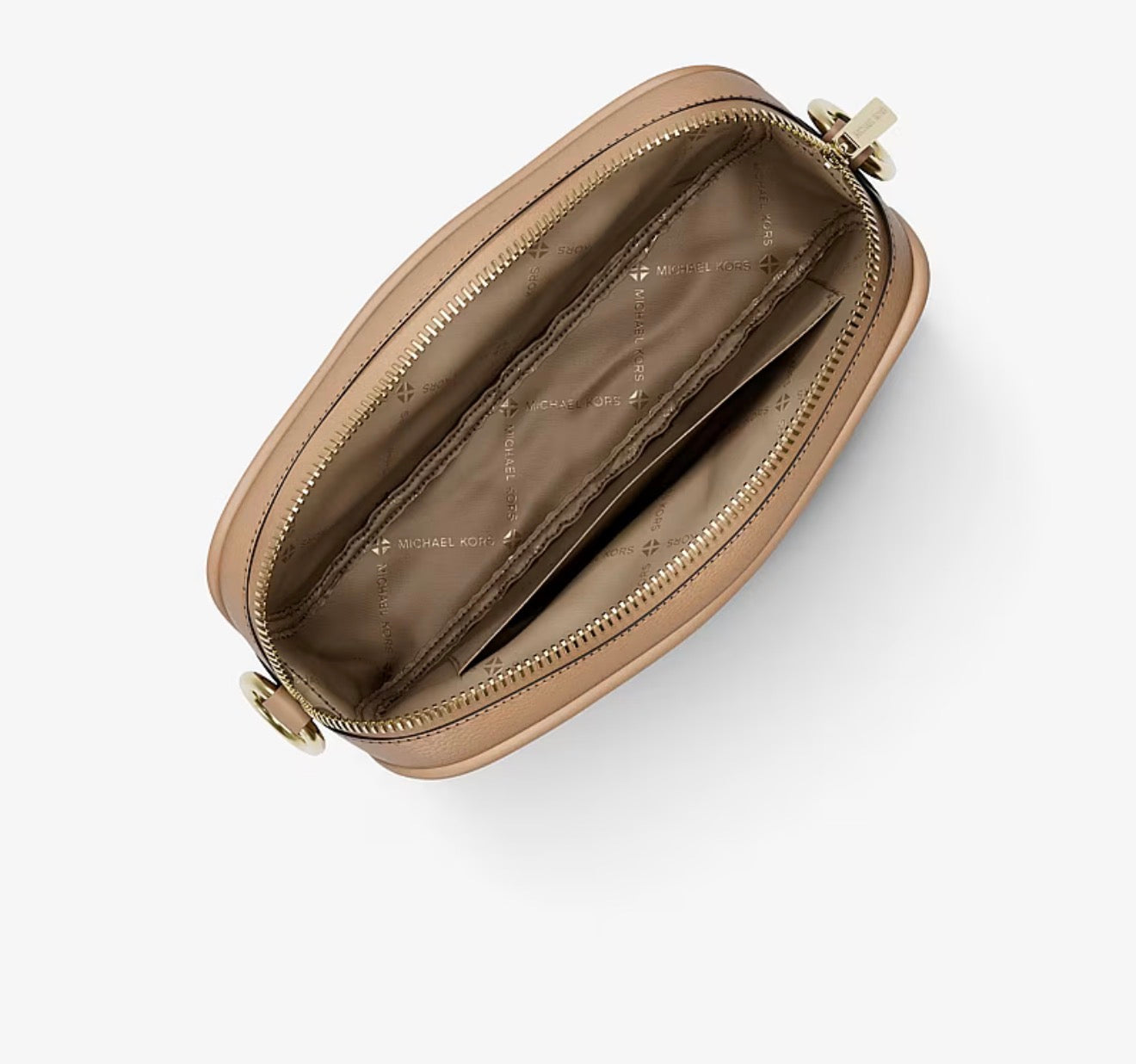 Bolso Crossbody Michael Kors Jet Set Signature Camel