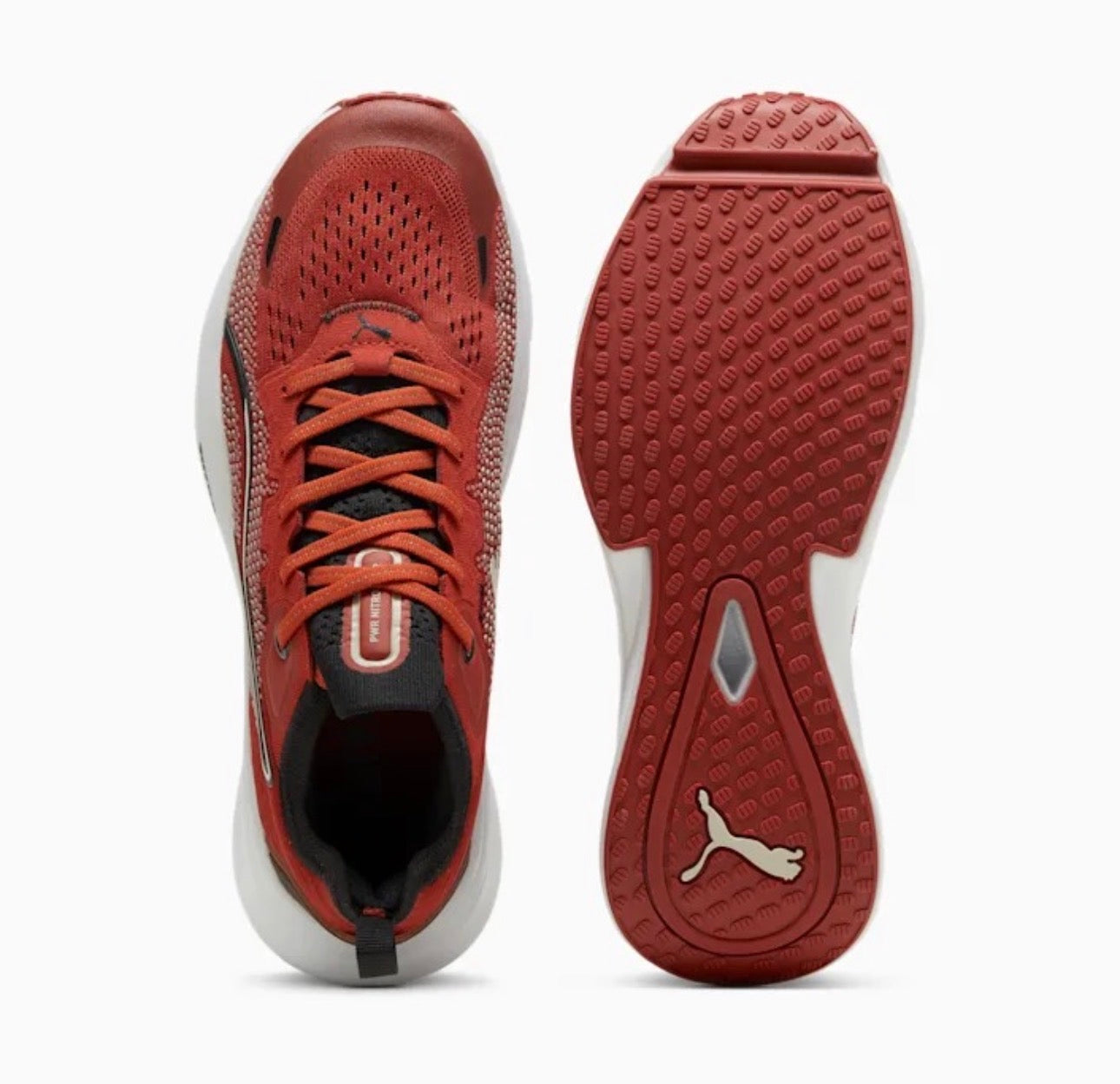 Tenis Puma PWR NITRO Hombre Rojos con Tecnología Nitro – Estilo Running y Alto Rendimiento