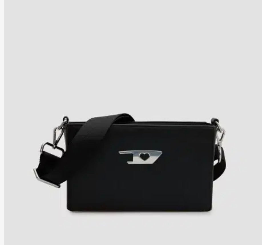 Bolso Crossbody Diesel Heart-D Negro Original
