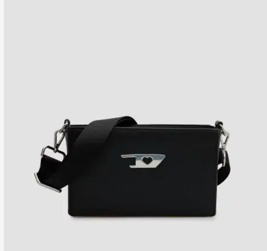 Bolso Crossbody Diesel Heart-D Negro Original