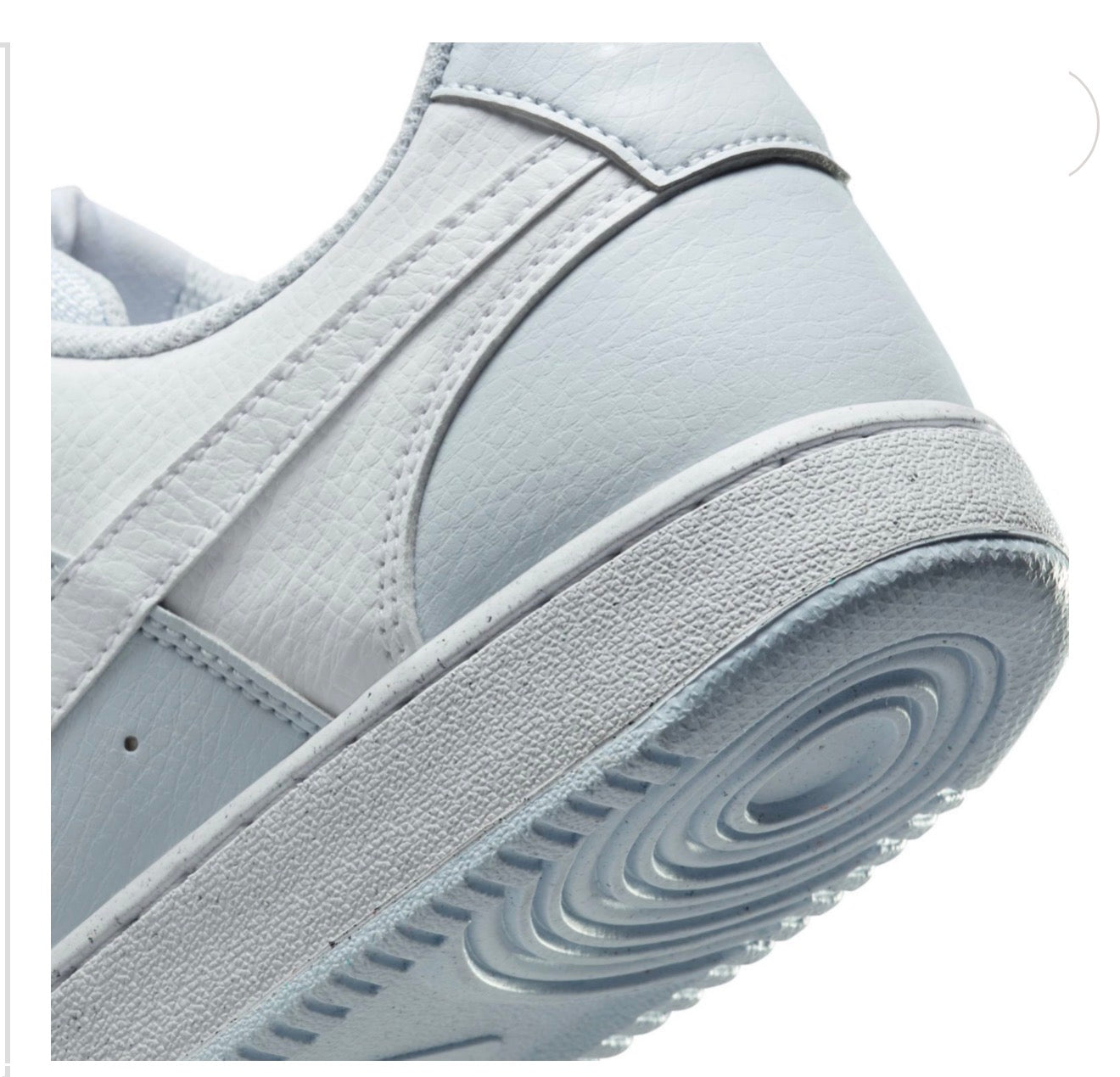 Tenis Nike Court Vision Low Next Nature para Mujer – Gris Claro/Blanco