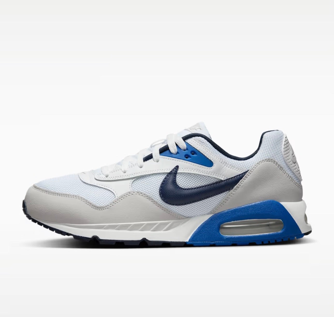 Tenis Nike Hombre  IVO Blanco con Azul y Negro – Estilo Deportivo Air