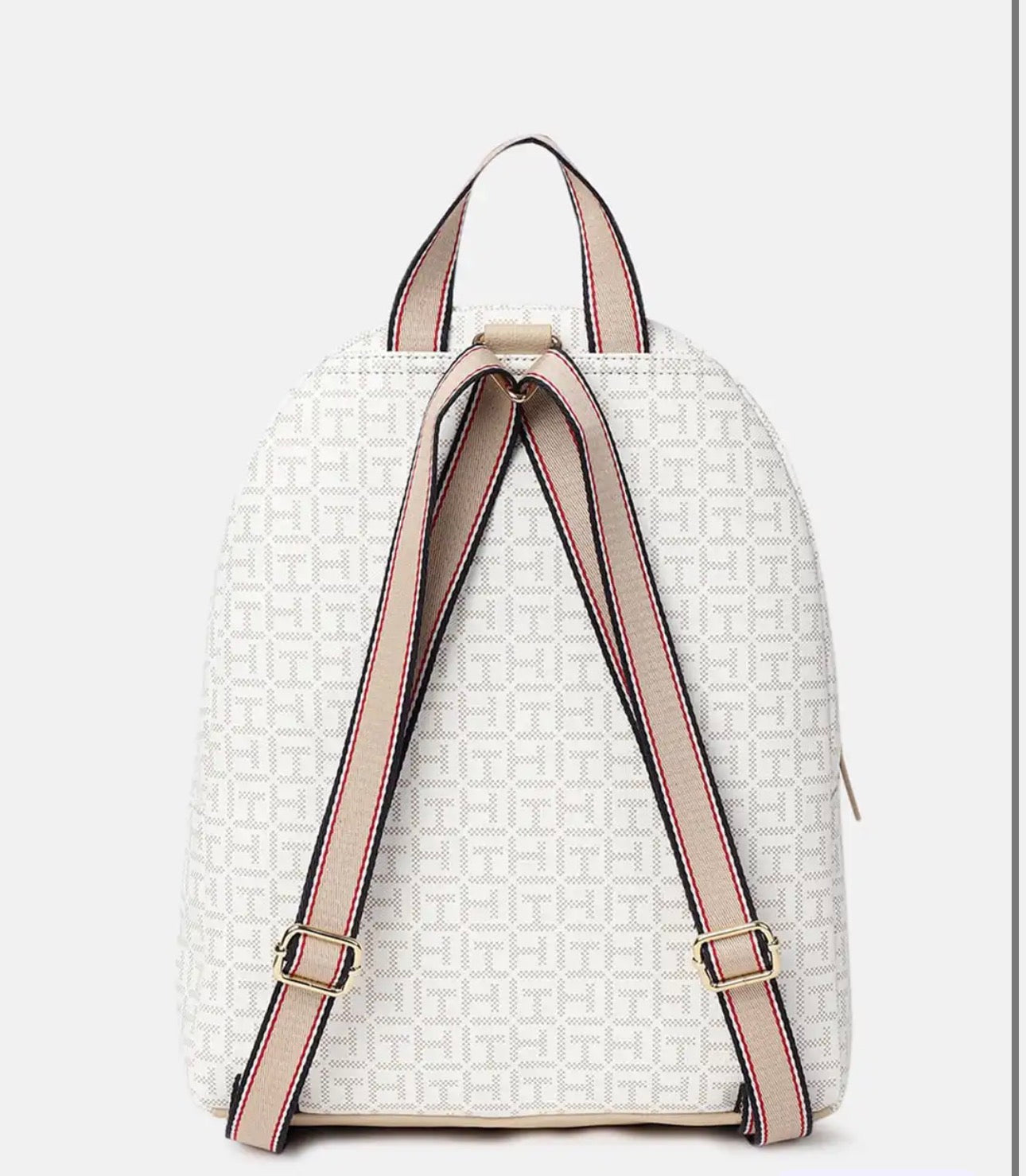 Morral Tommy Hilfiger Monogram Beige para Mujer