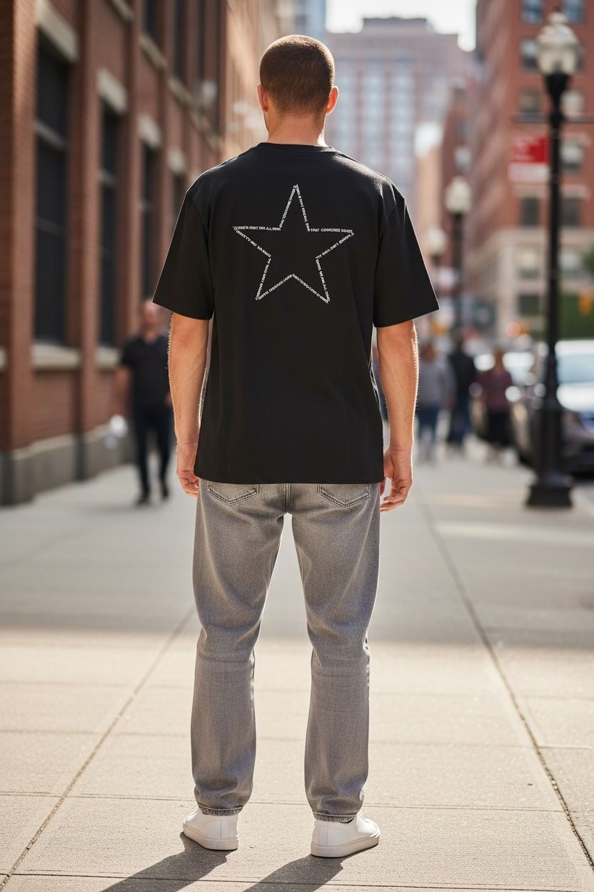 Camiseta Converse All Star Hombre – Negro