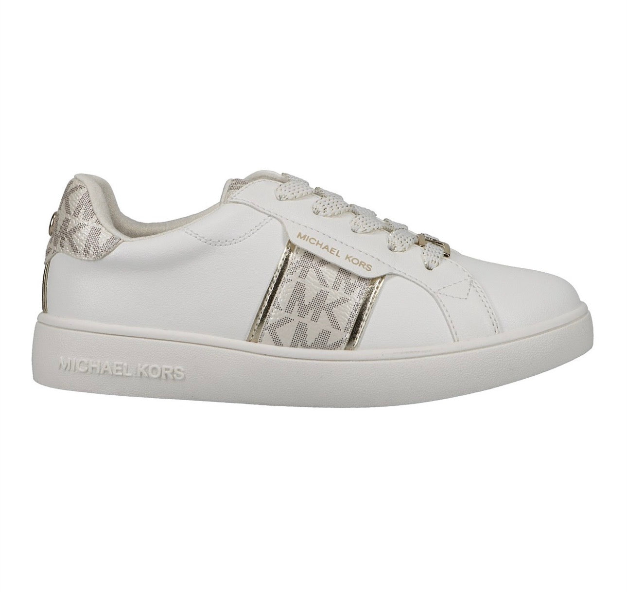 Tenis Michael Kors Blancos para Niña con Monograma MK