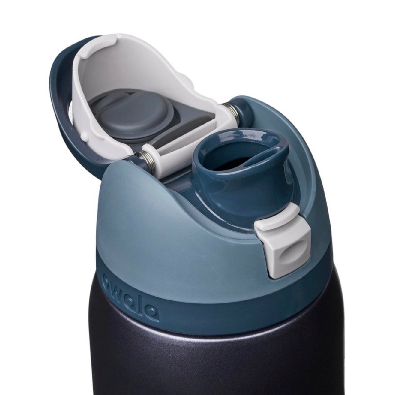Termo Owala FreeSip Original 32 oz Acero Inoxidable – Color Blue Steel | Mantiene Frío por 24 Horas