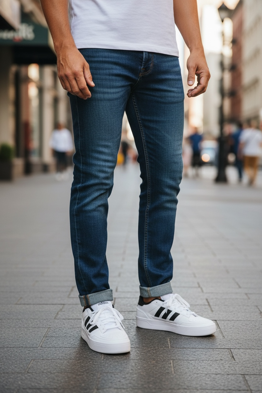 Tenis Adidas Mujer Blancos con Franjas Negras – Estilo Urbano y Moderno