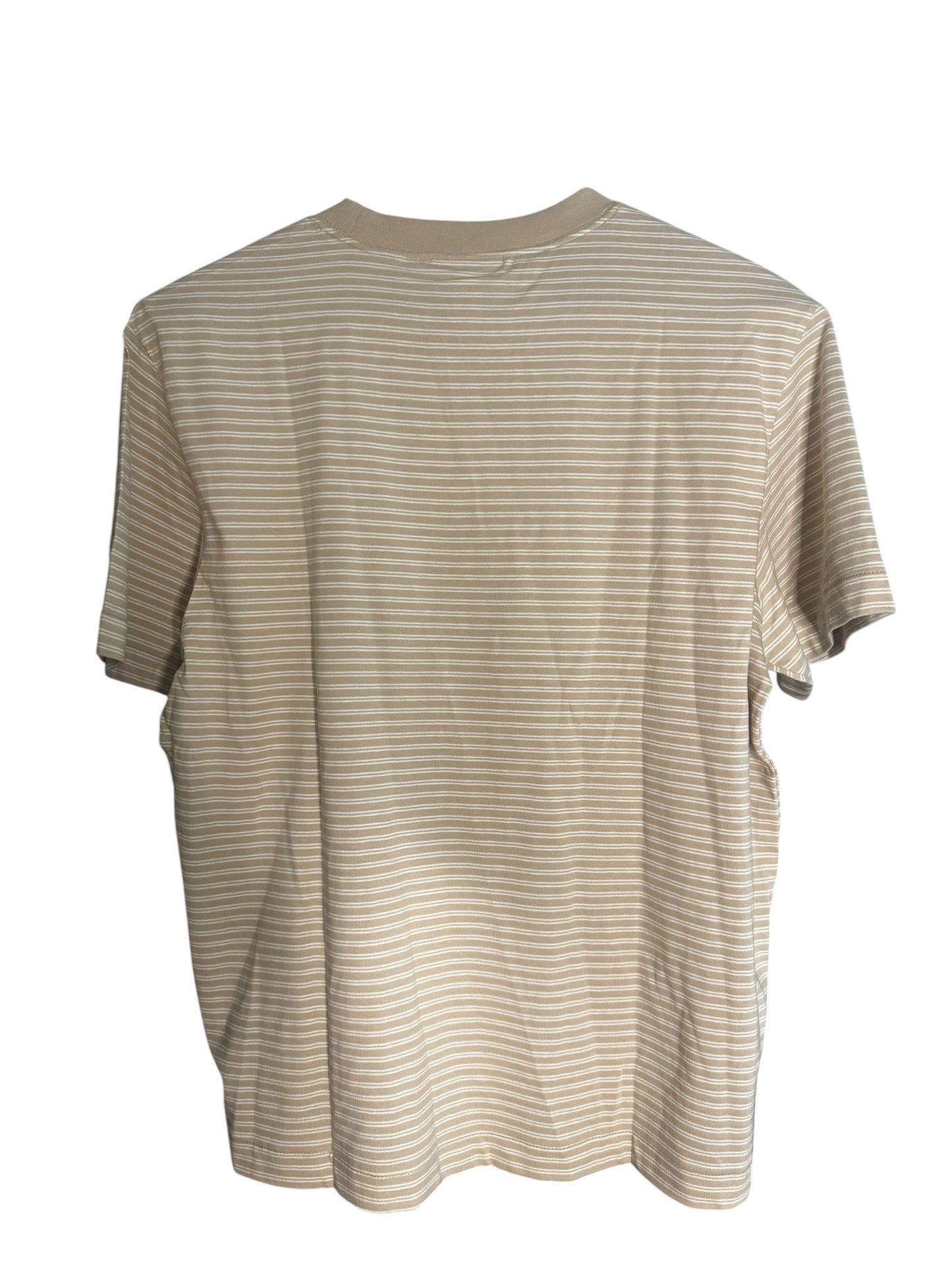 Camiseta Calvin Klein Jeans Rayada Hombre – Azul Marino / Beige