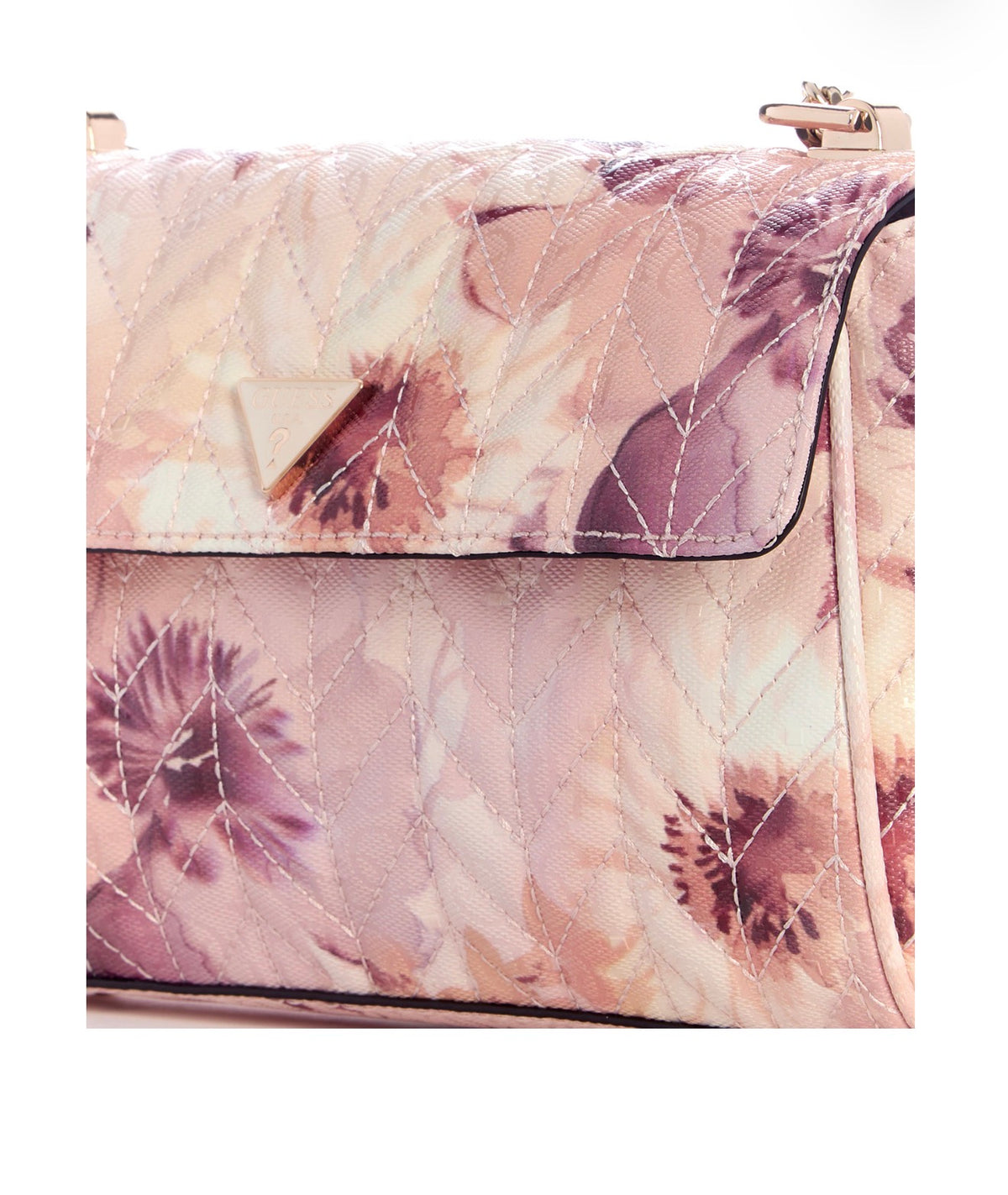 Bolso Crossbody GUESS Floral Acolchado con Cadena