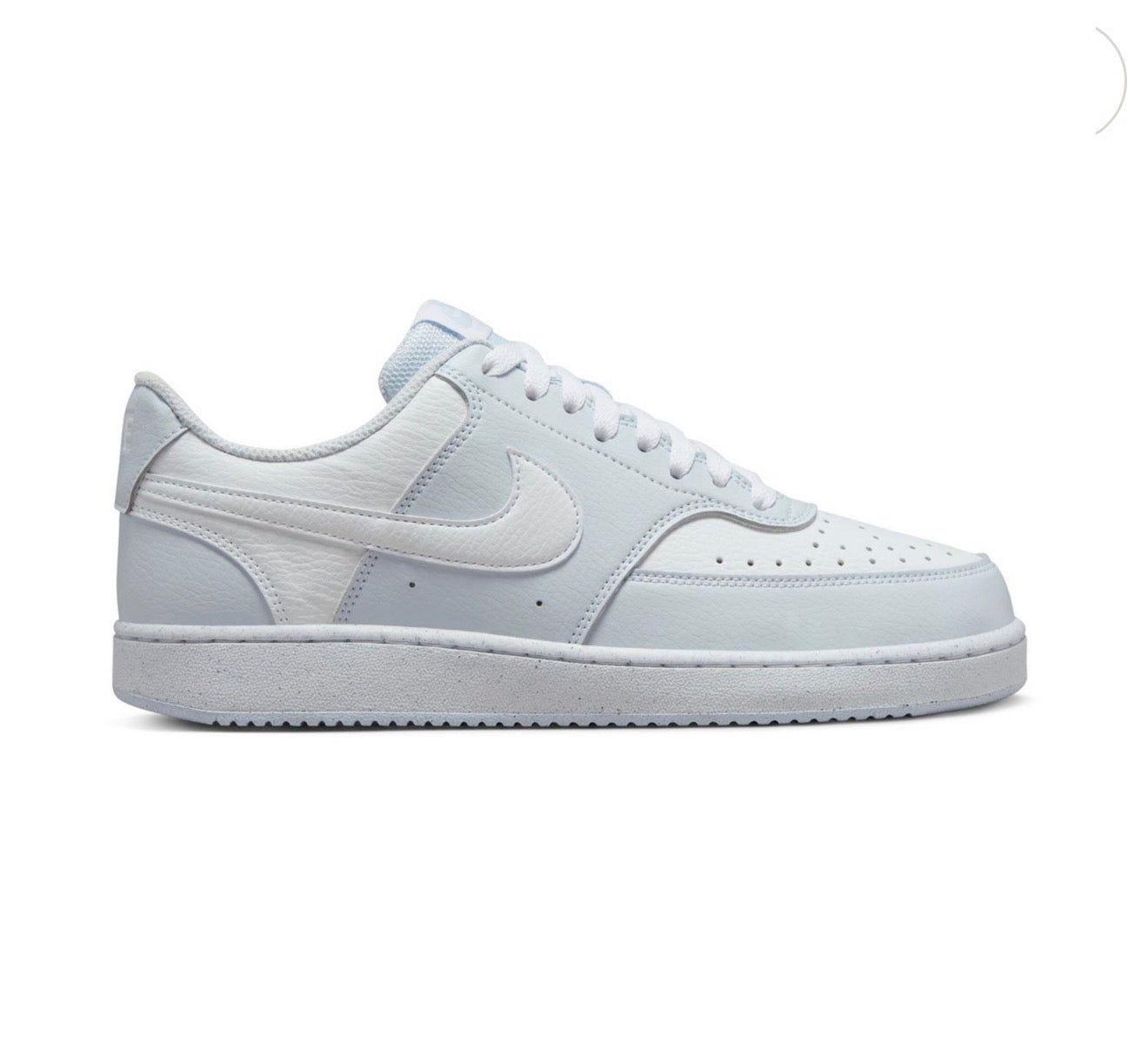 Tenis Nike Court Vision Low Next Nature para Mujer – Gris Claro/Blanco