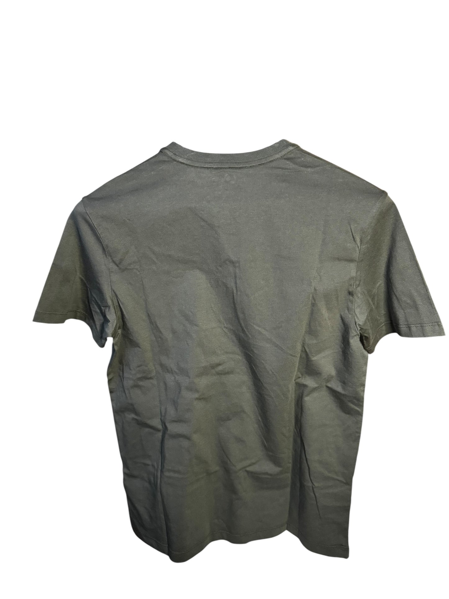 Camiseta Calvin Klein Verde Oliva con Logo Tape