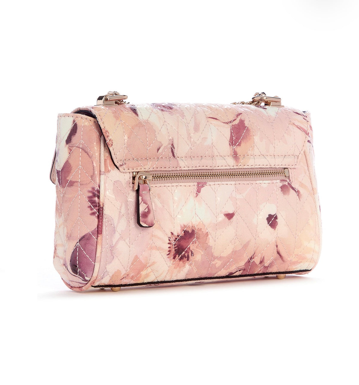 Bolso Crossbody GUESS Floral Acolchado con Cadena