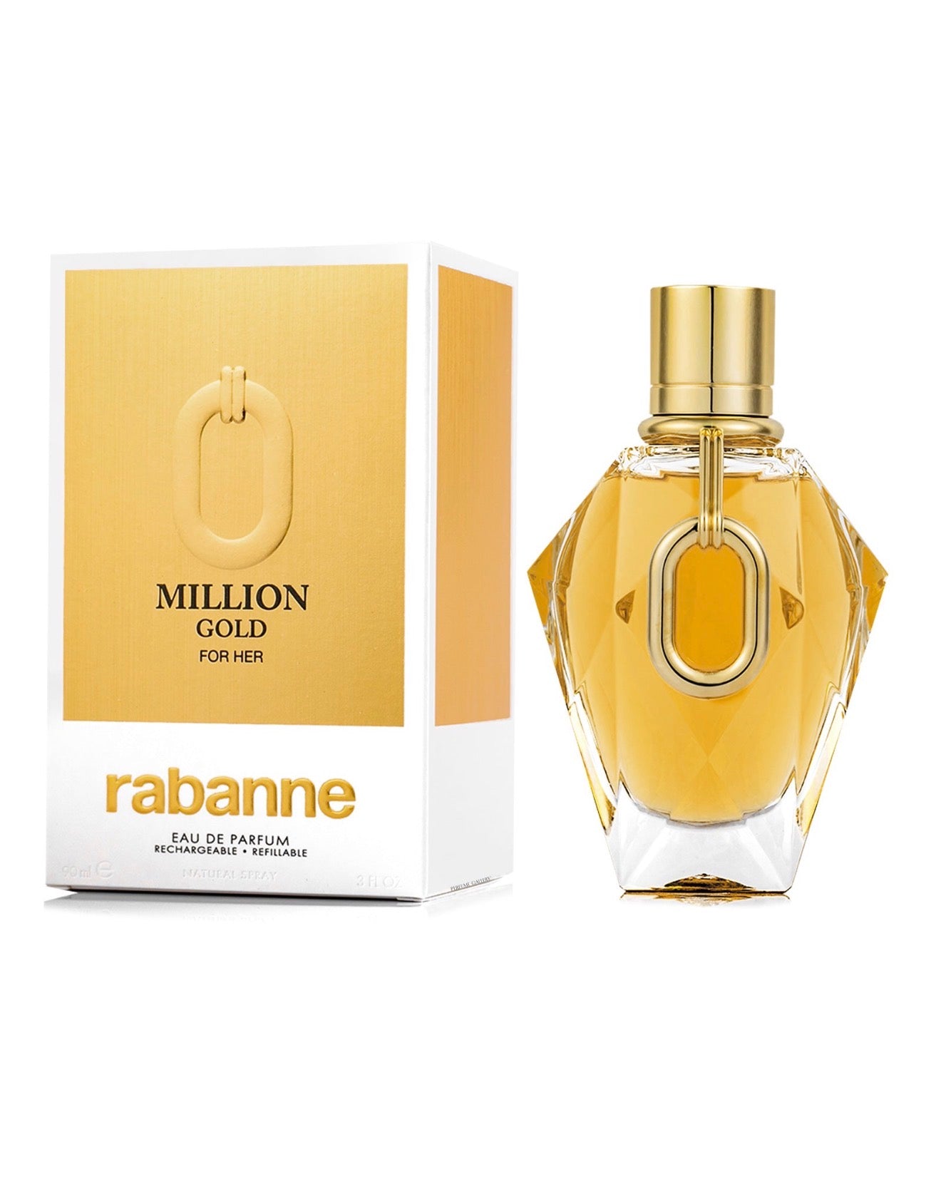 Perfume Rabanne Million Gold For Her Eau de Parfum para Mujer 90 ml Original