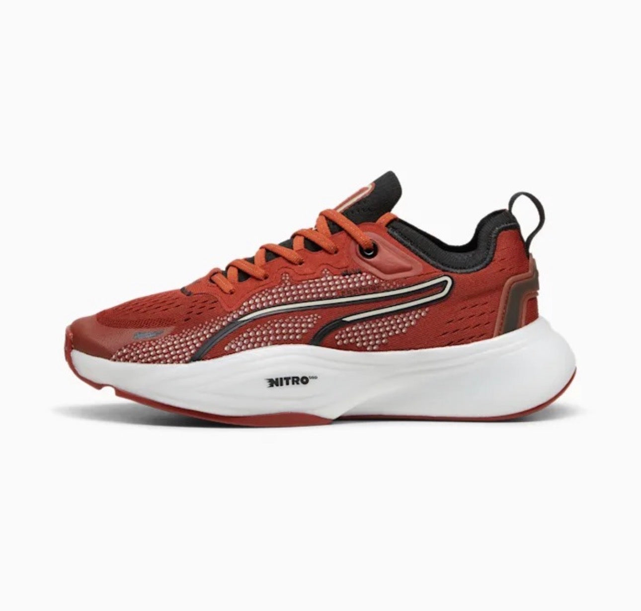 Tenis Puma PWR NITRO Hombre Rojos con Tecnología Nitro – Estilo Running y Alto Rendimiento