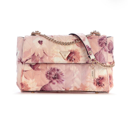 Bolso Crossbody GUESS Floral Acolchado con Cadena