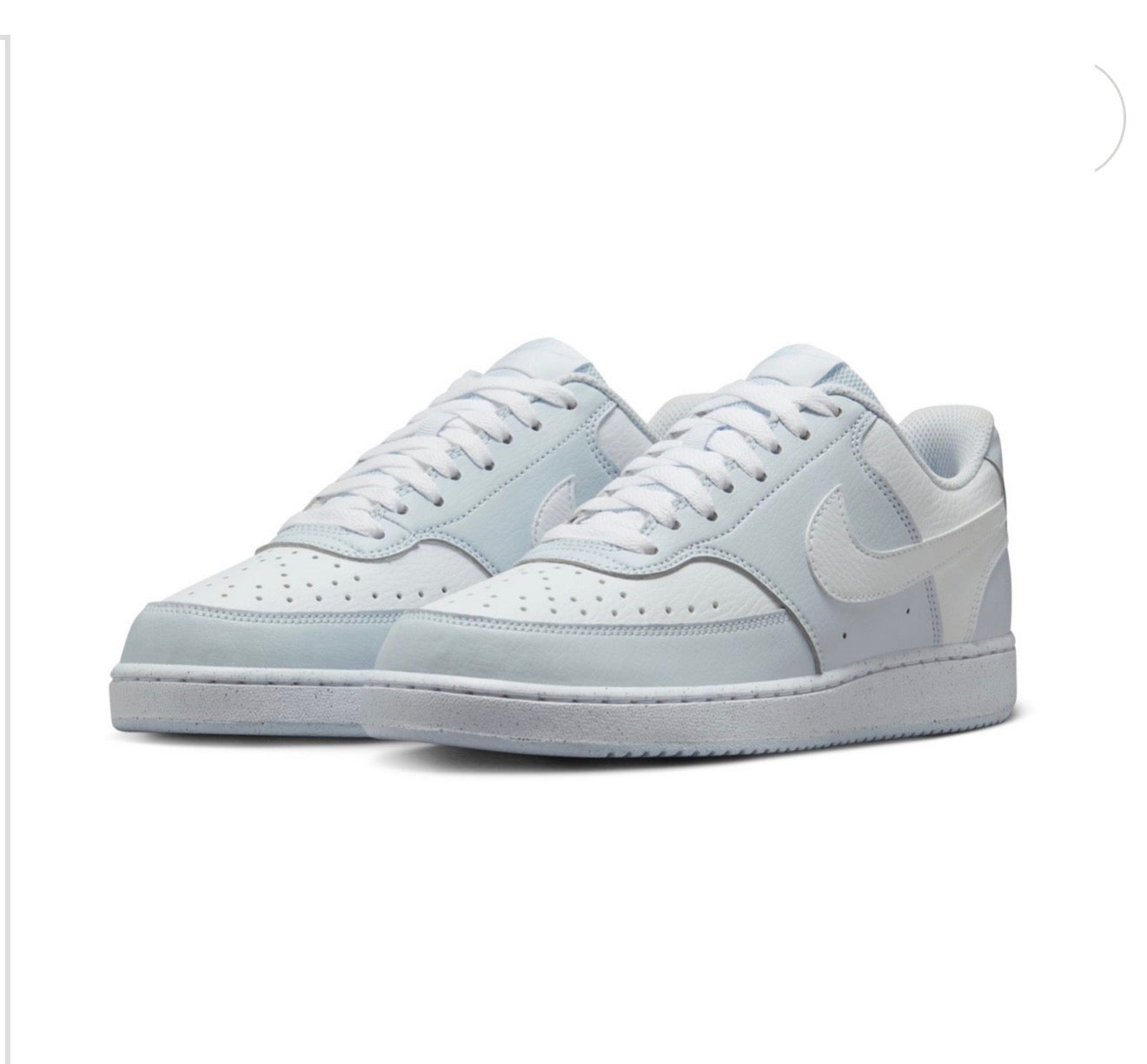 Tenis Nike Court Vision Low Next Nature para Mujer – Gris Claro/Blanco