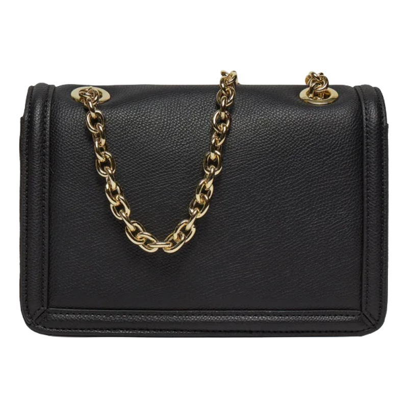 Bolso Crossbody Armani Exchange A|X Negro con Cadena Dorada