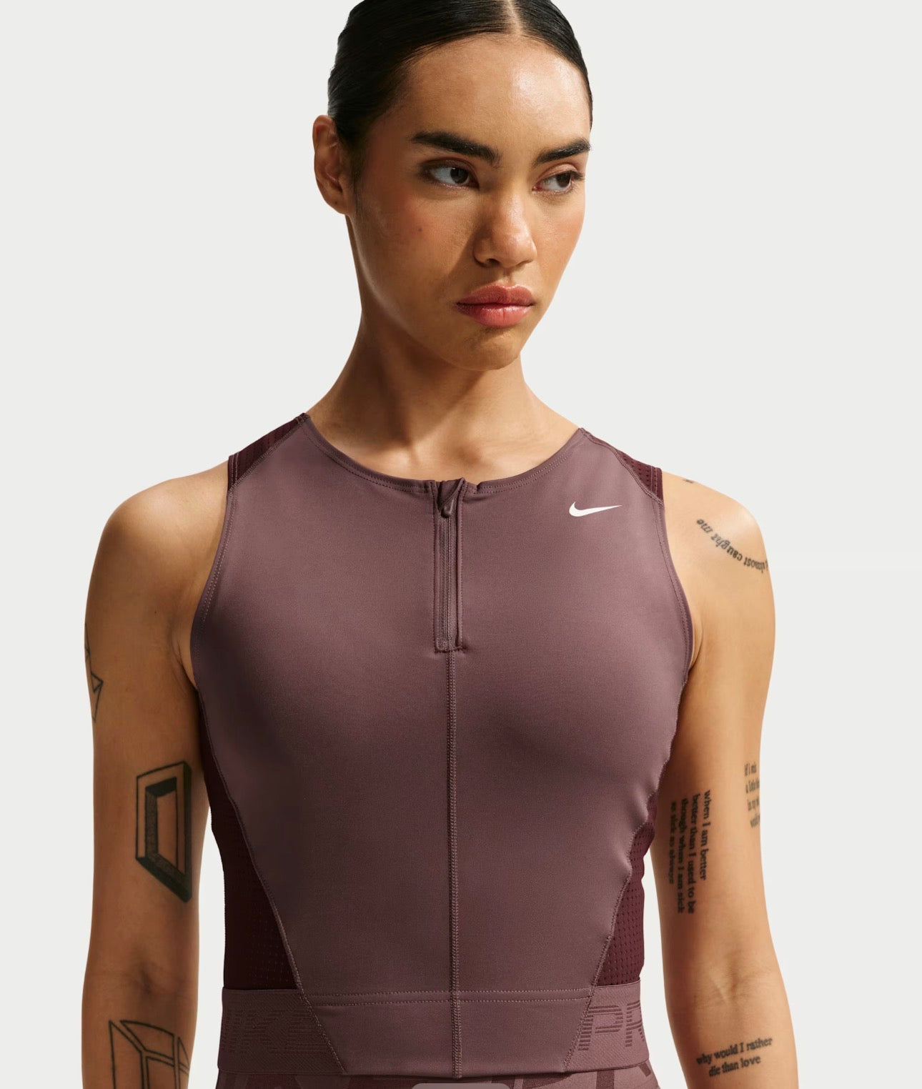 Nike Pro Dri-FIT Crop Top Deportivo Mujer – Burgundy Crush