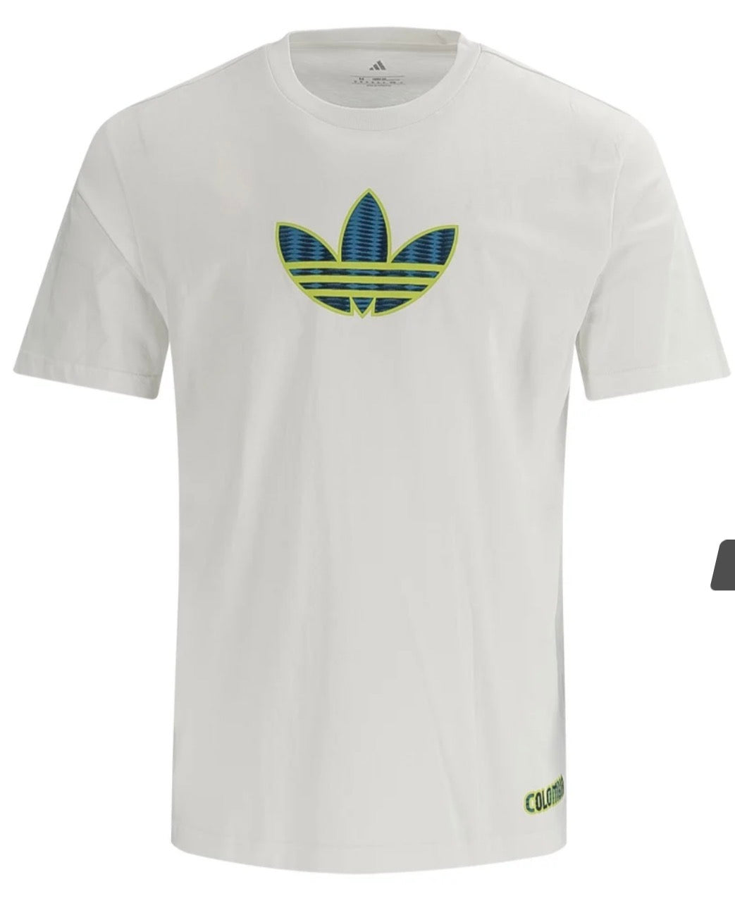 Camiseta adidas Originals Selección Colombia 26 Away Hook Tee Blanca para Hombre