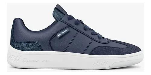 Tenis Michael Kors Kai Mixed-Media Azul Marino para Hombre