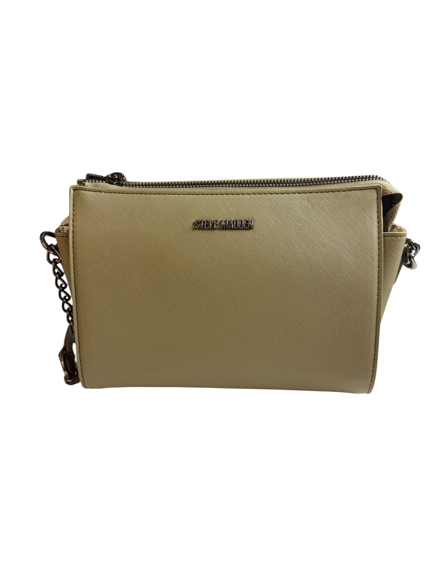 Bolso Crossbody Steve Madden Olive con Cierre Superior – Original