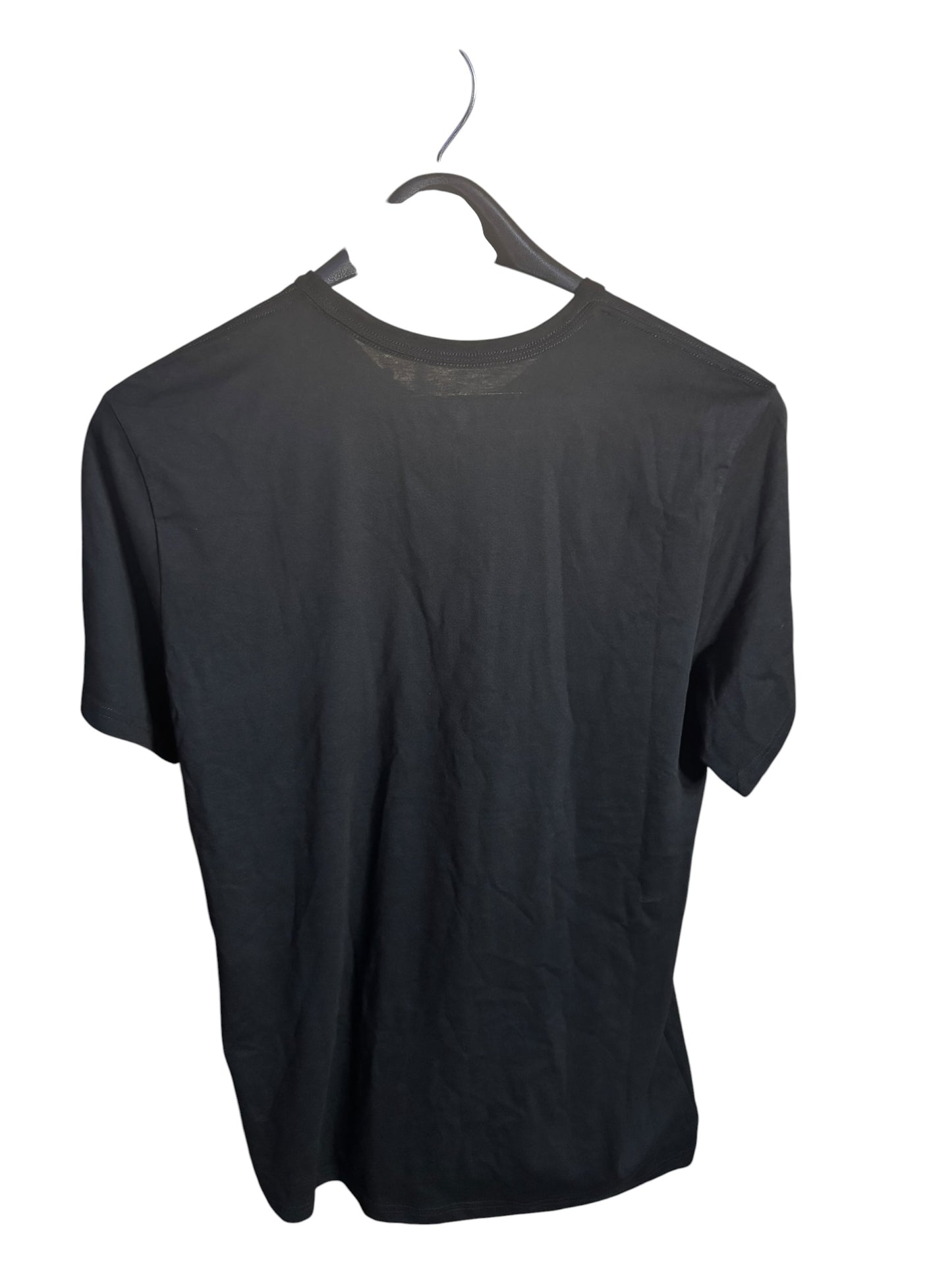 Camiseta Calvin Klein Negra para Hombre con Logo Blanco
