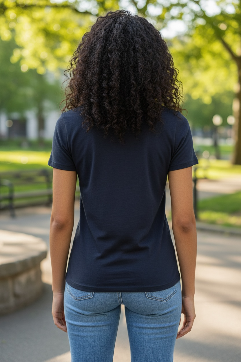 Camiseta Calvin Klein Performance Azul Marino con Logo Blanco
