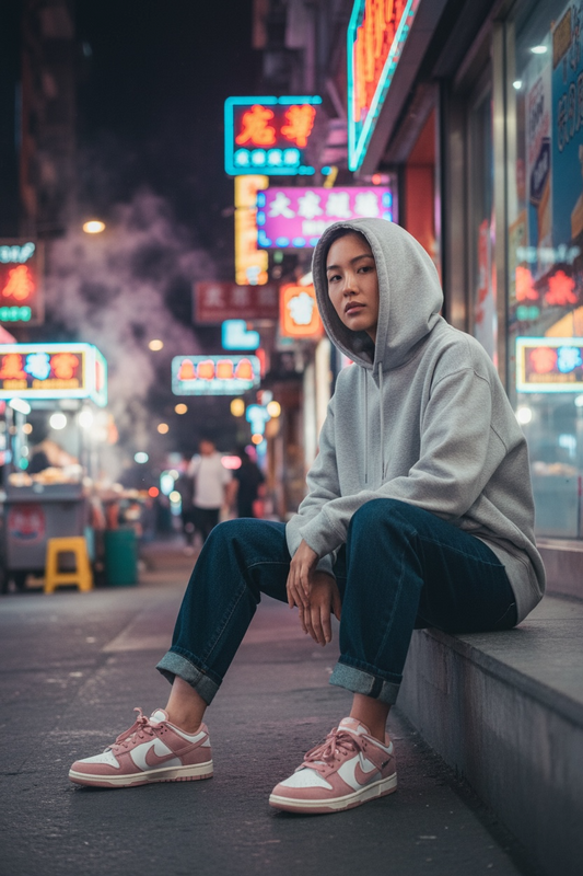 Tenis Nike Dunk Low Mujer Rosados y Blancos – Estilo Urbano y Casual