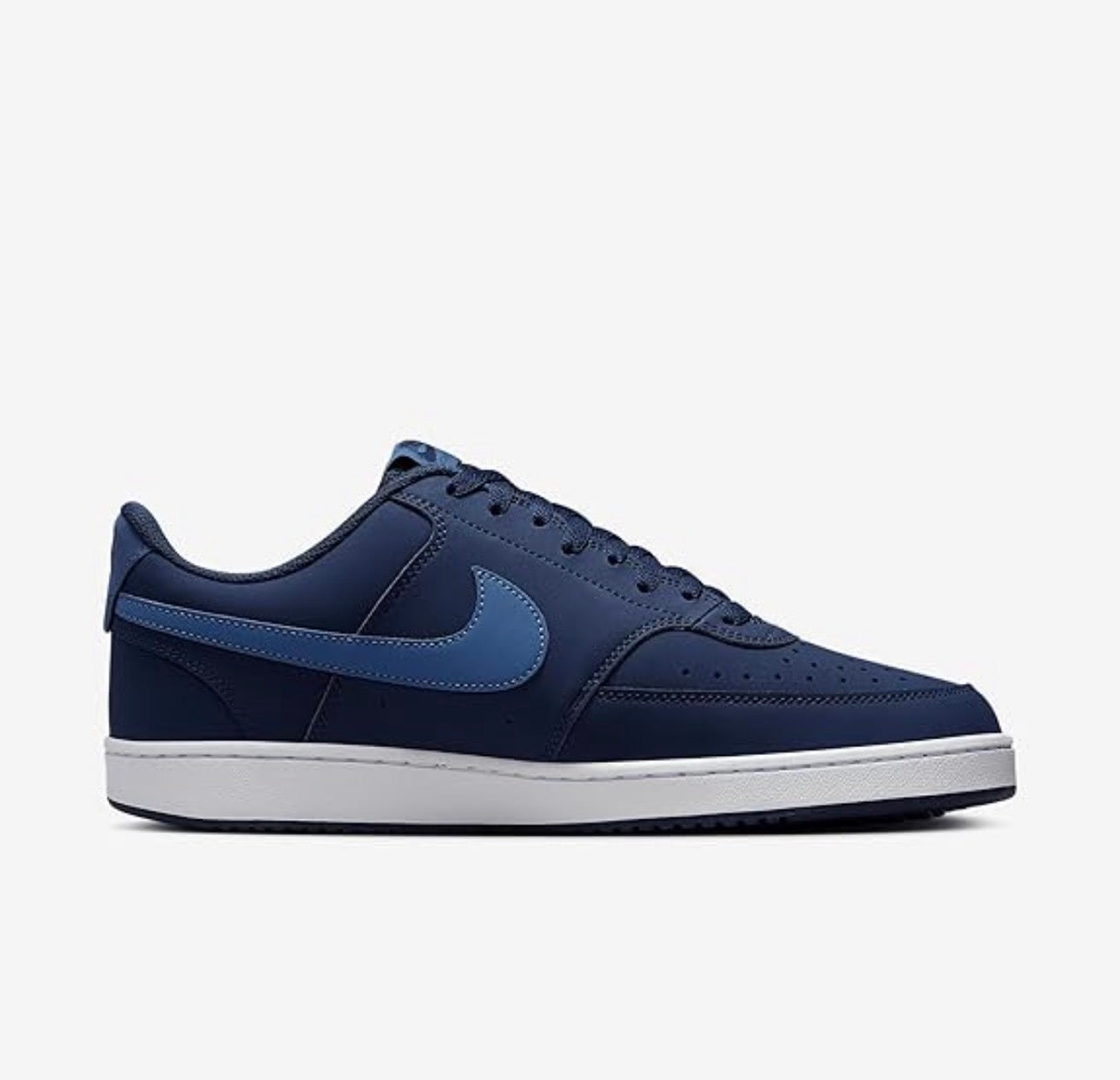 Nike Court Vision Low Hombre – Azul Marino (Estilo Clásico)