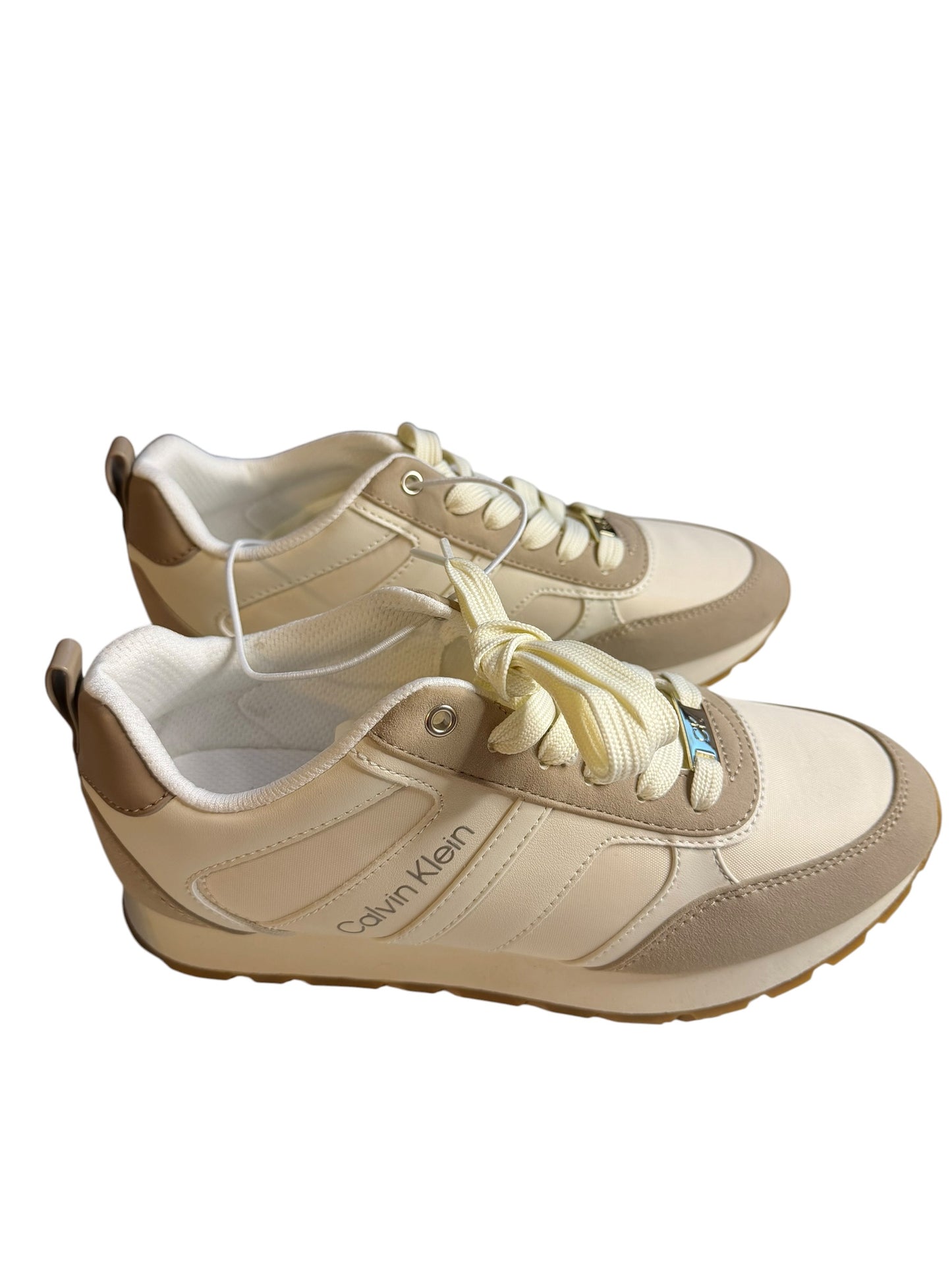 Tenis Calvin Klein Mujer Beige/Crema Talla 8.5