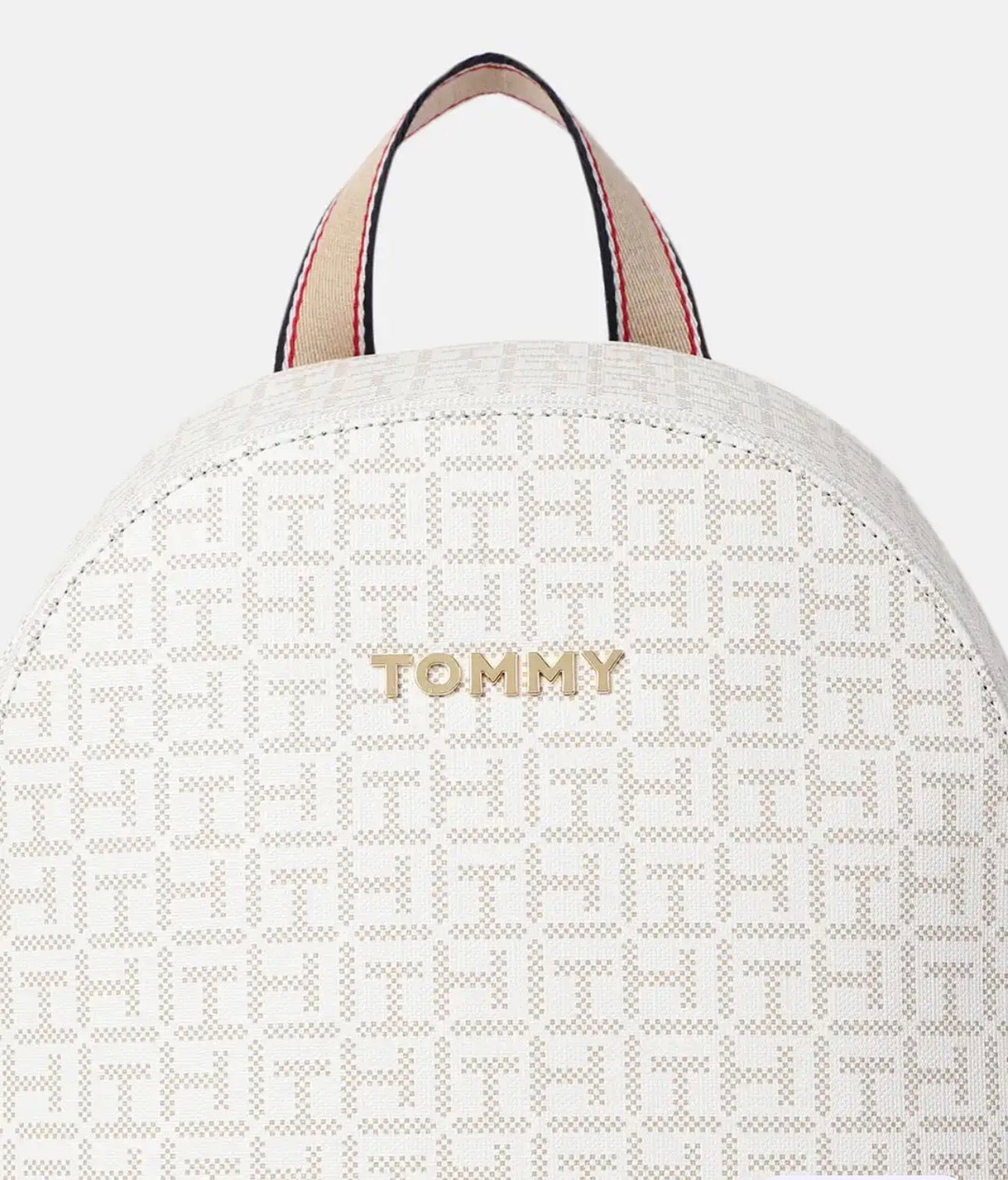 Morral Tommy Hilfiger Monogram Beige para Mujer