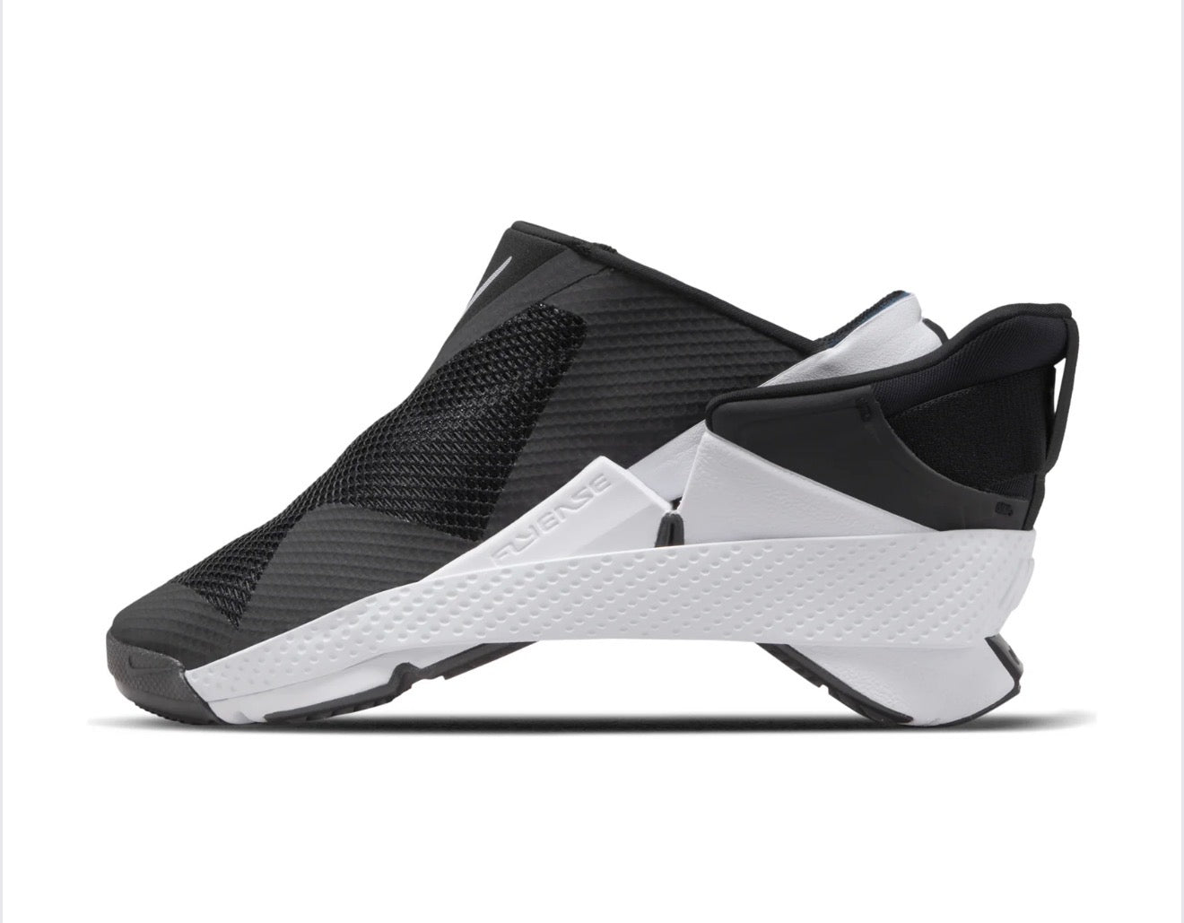 Tenis Nike Go FlyEase para Mujer – Negro/Blanco | Tecnología Hands-Free