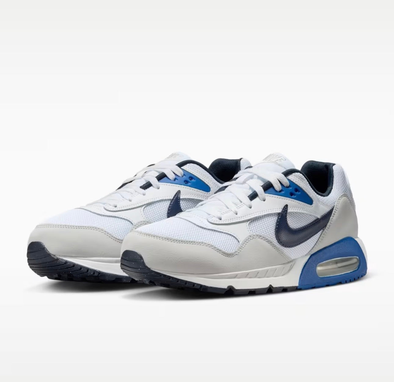 Tenis Nike Hombre  IVO Blanco con Azul y Negro – Estilo Deportivo Air
