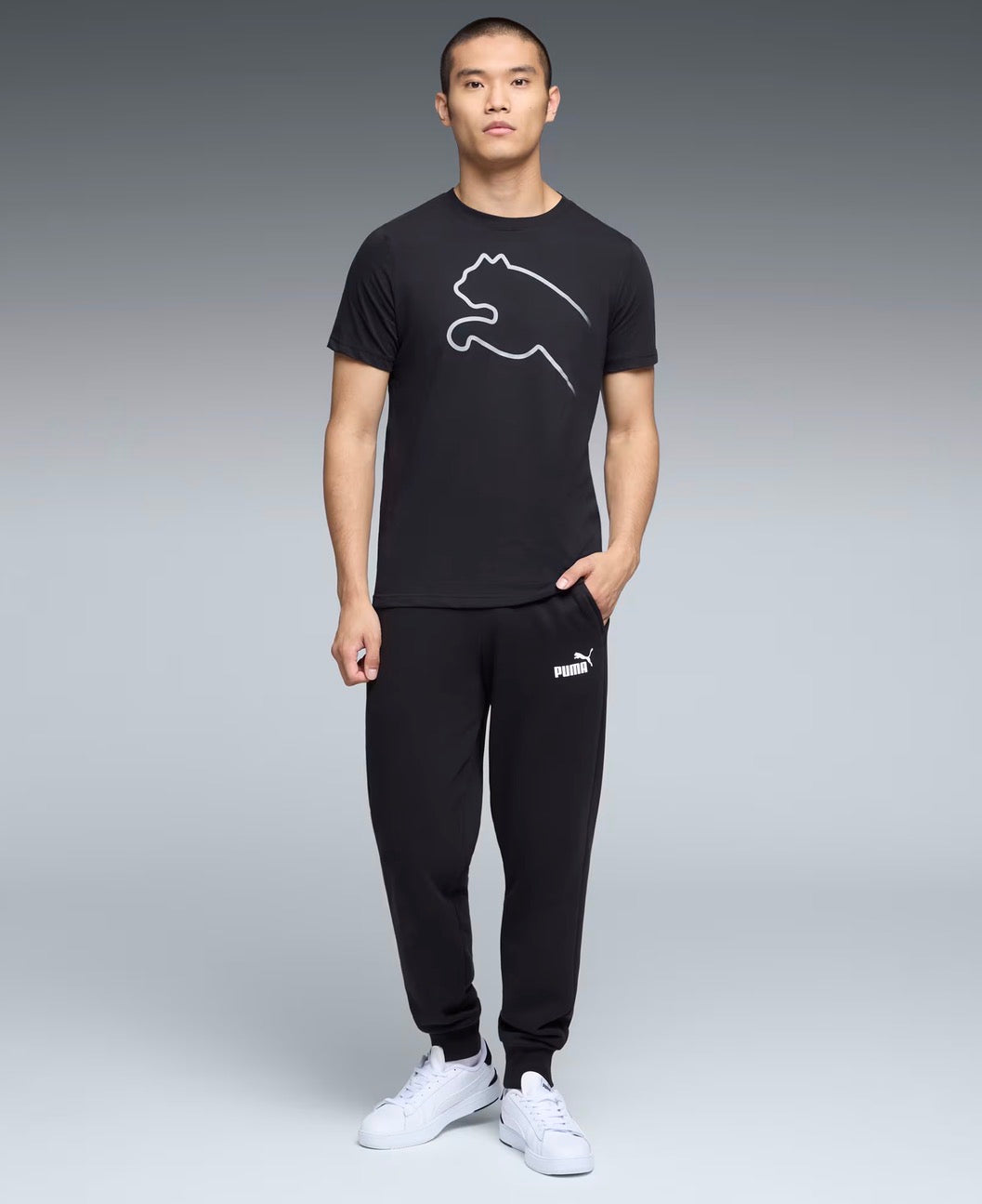 Camiseta Puma House of Graphics Hombre Negra