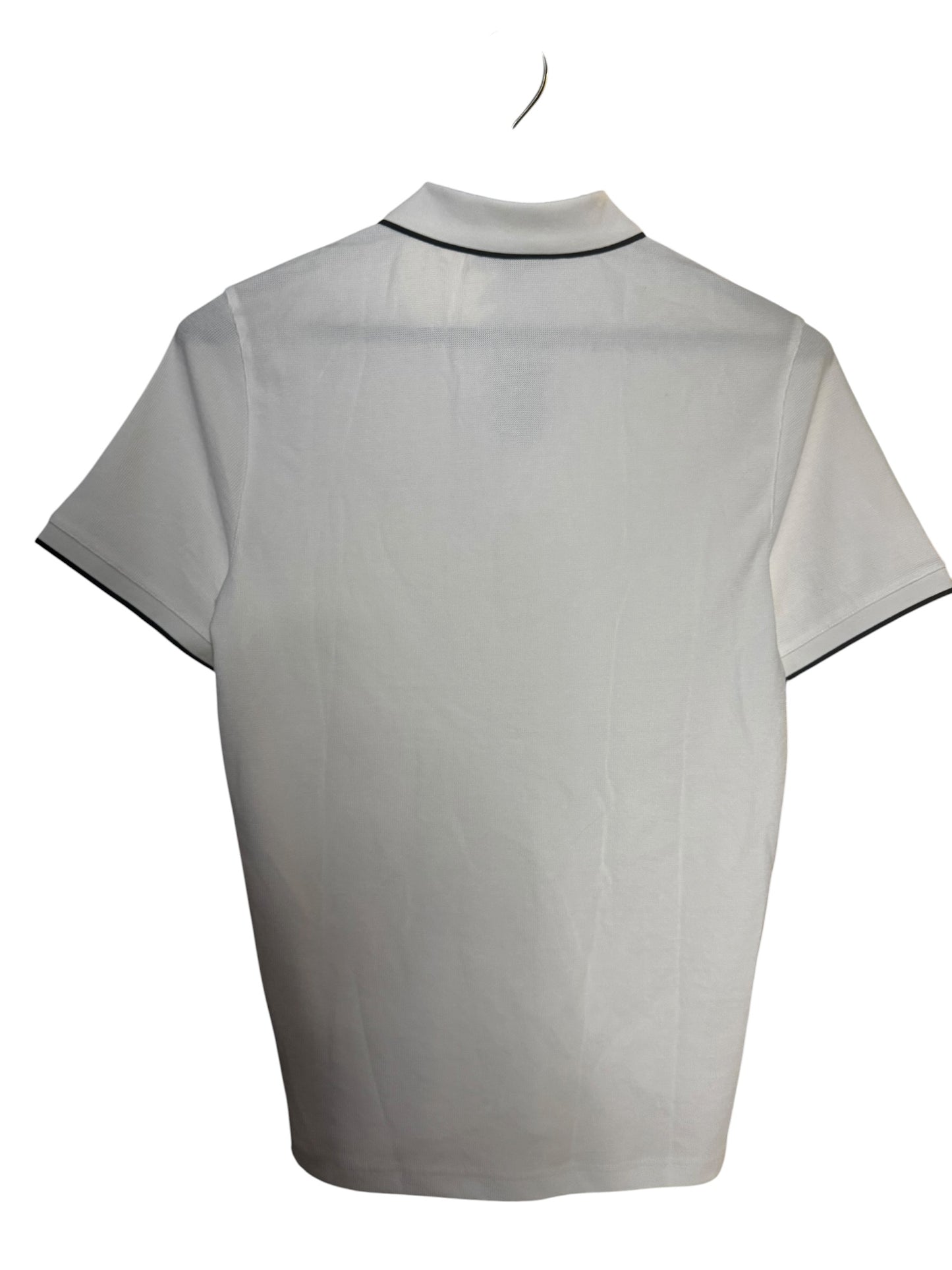 Polo Michael Kors Hombre Blanco con Detalles Azul Marino
