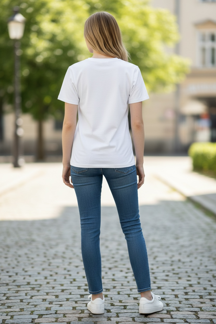 Camiseta Michael Kors Blanca con Cierre Frontal y Escote en V para Mujer