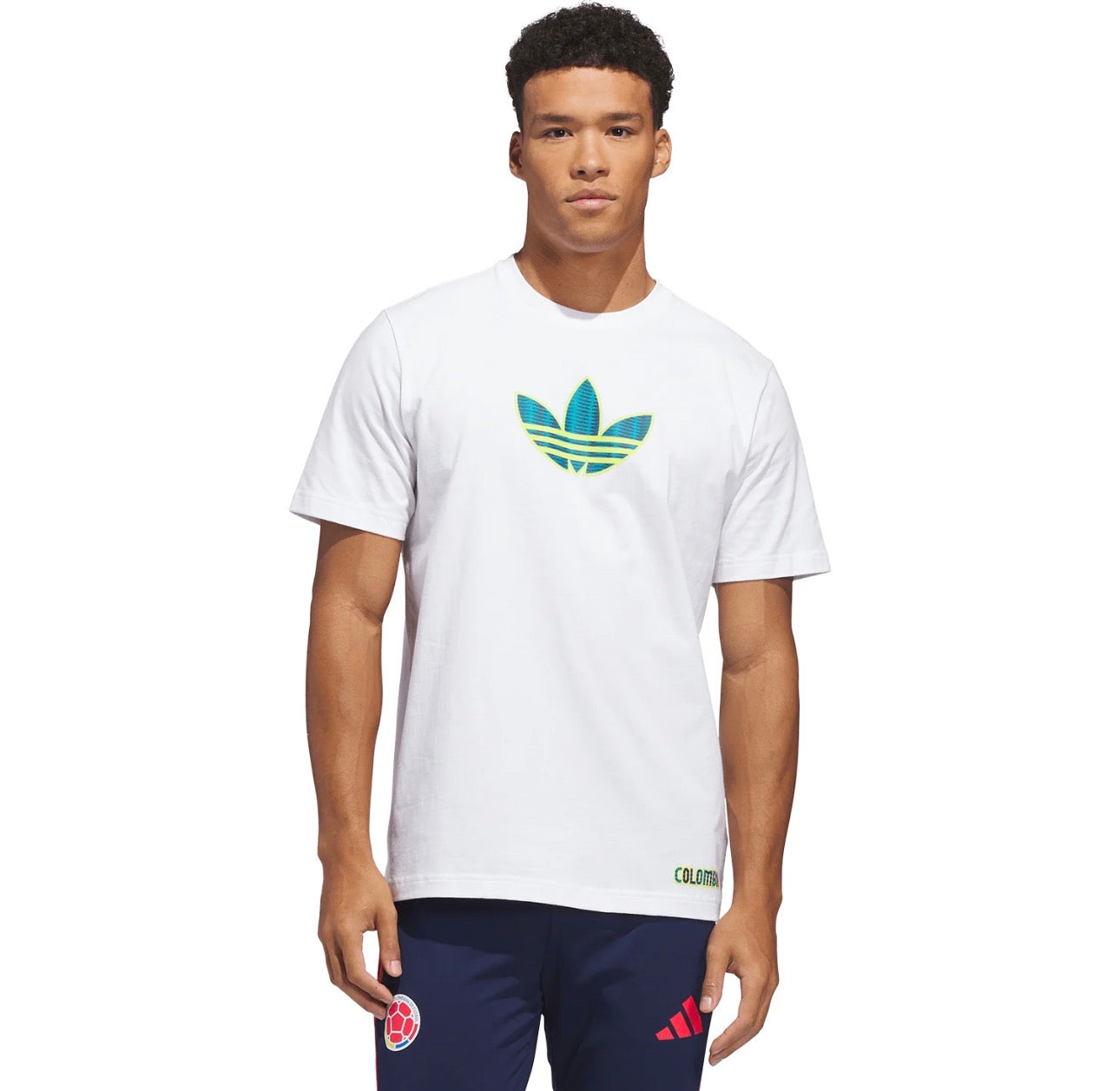 Camiseta adidas Originals Selección Colombia 26 Away Hook Tee Blanca para Hombre